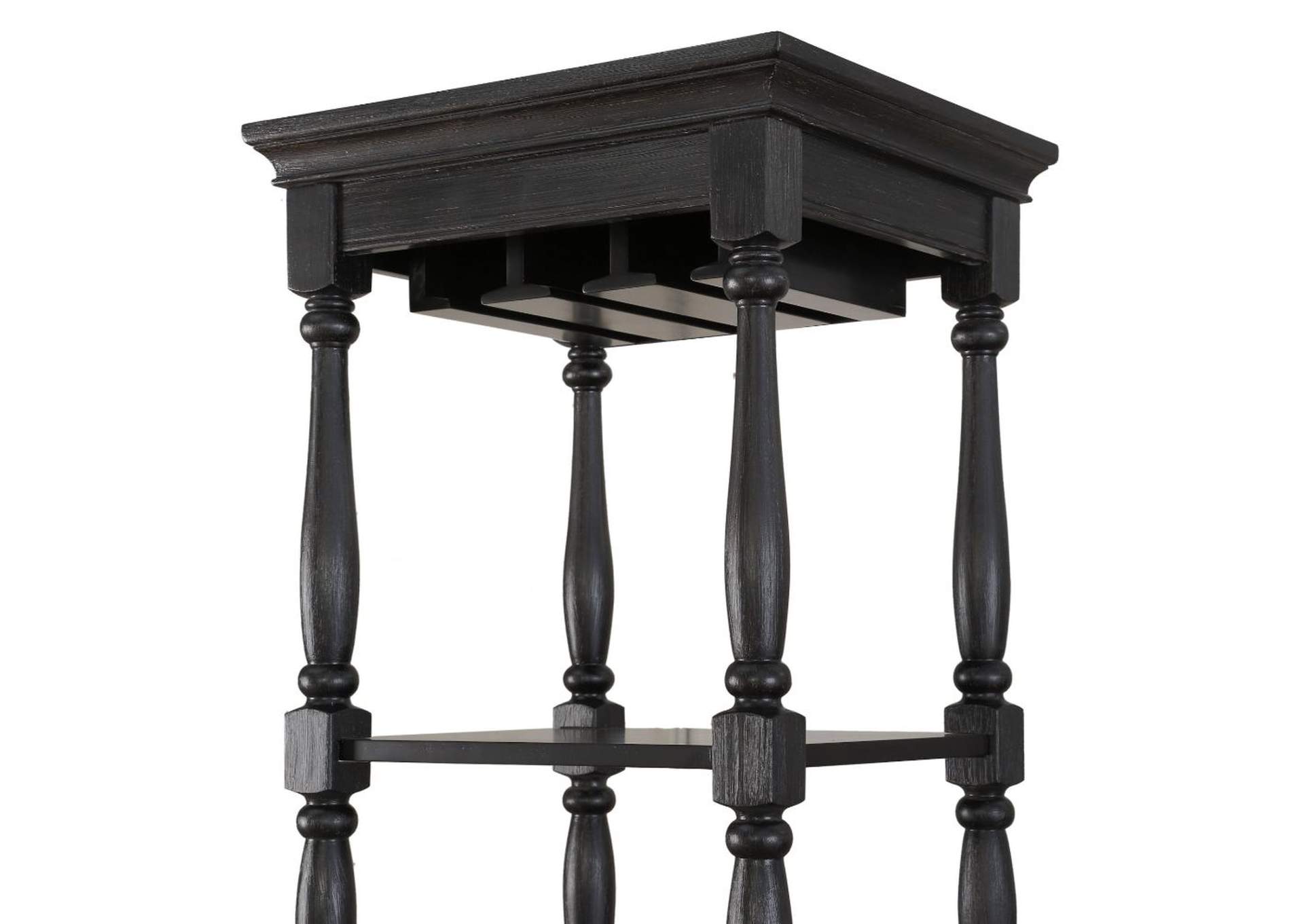 Anthony Wine Cabinet, Antique Black image 6