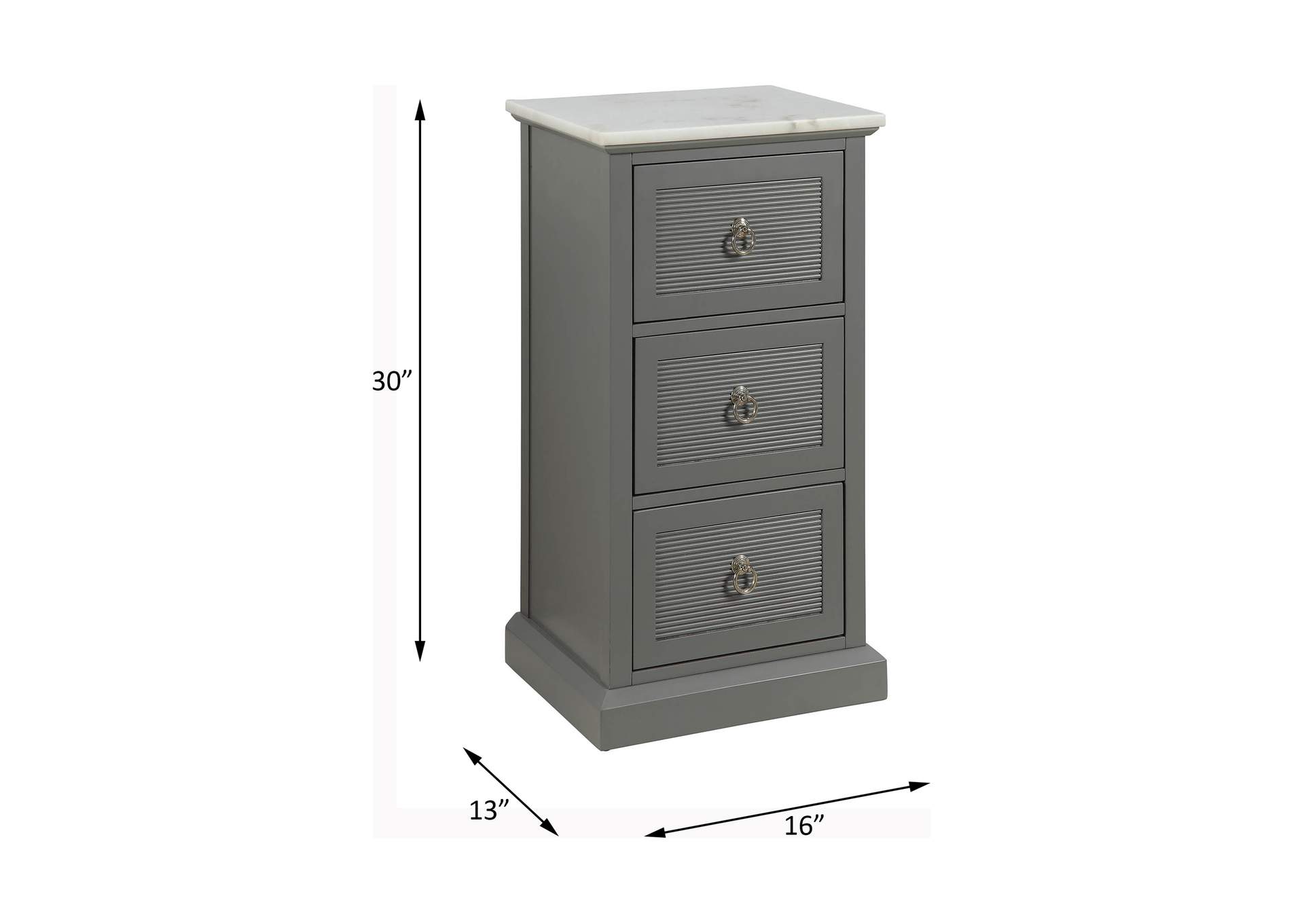 Swart Cabinet, Marble and Gray image 3