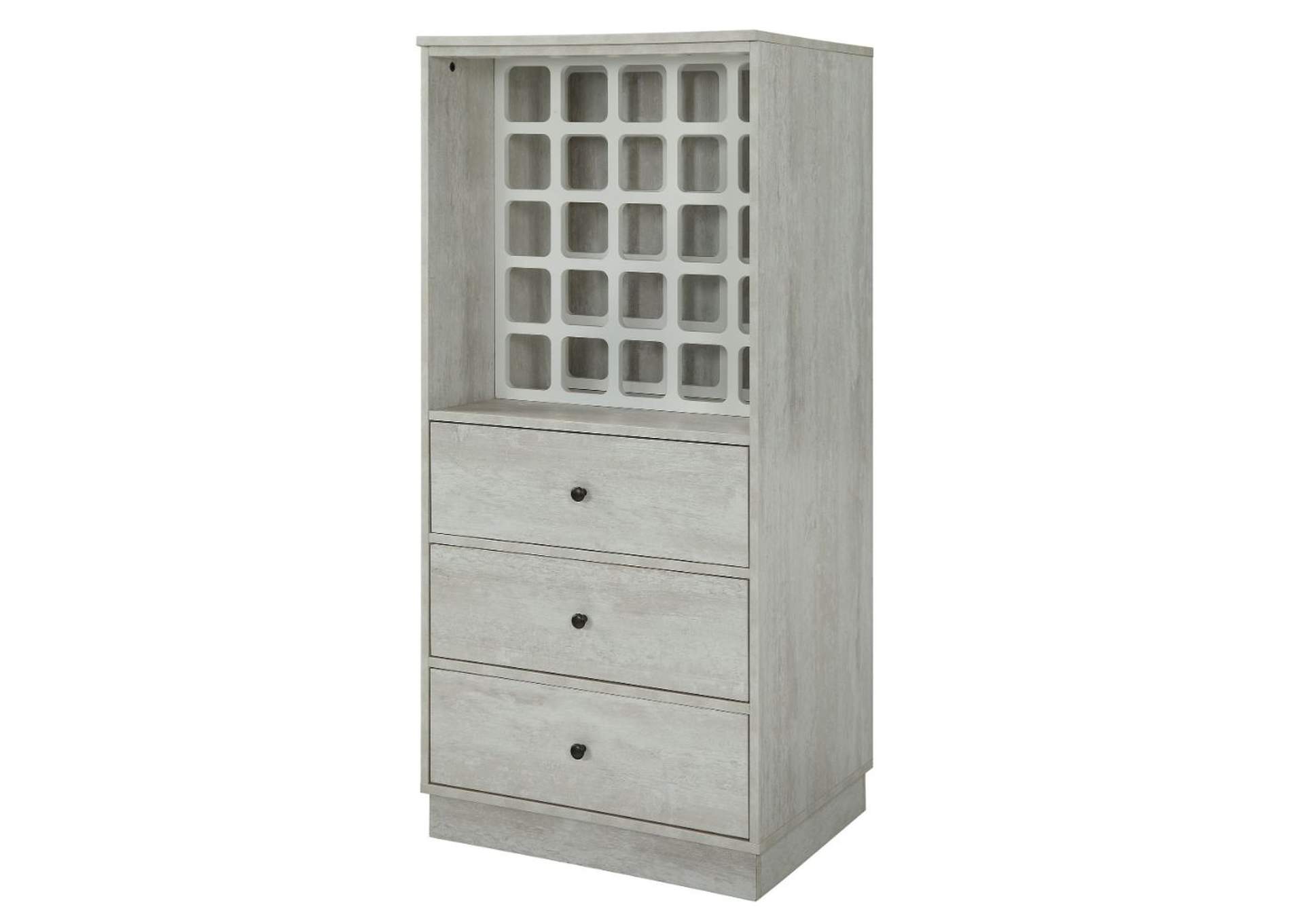 Wiesta Wine Cabinet, Antique White image 3