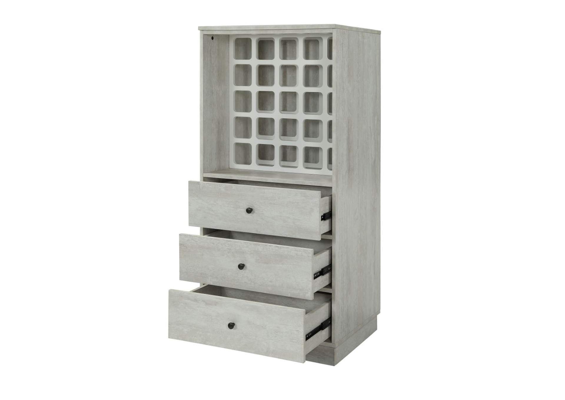 Wiesta Wine Cabinet, Antique White image 4
