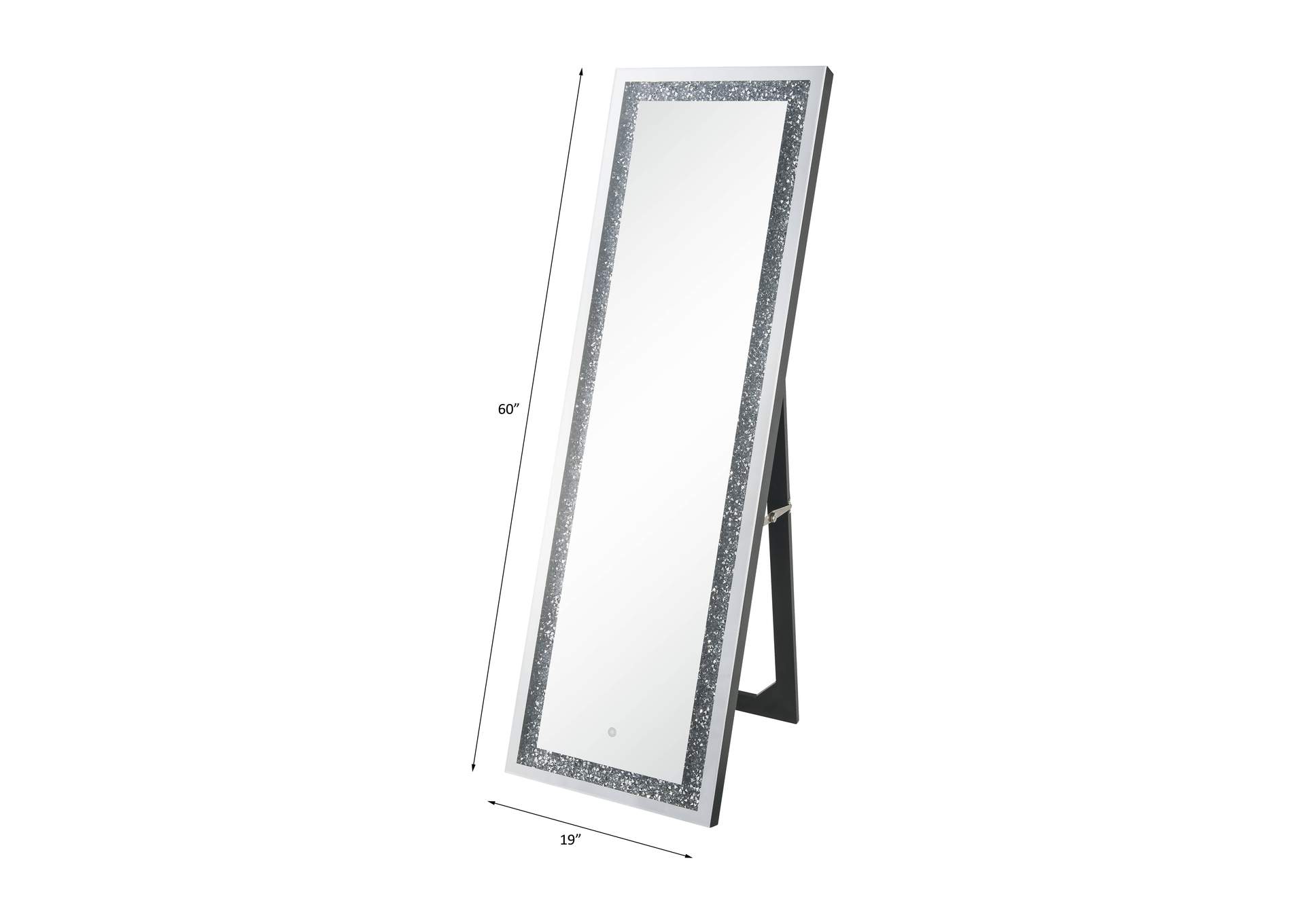 Noralie Floor Mirror W Led
