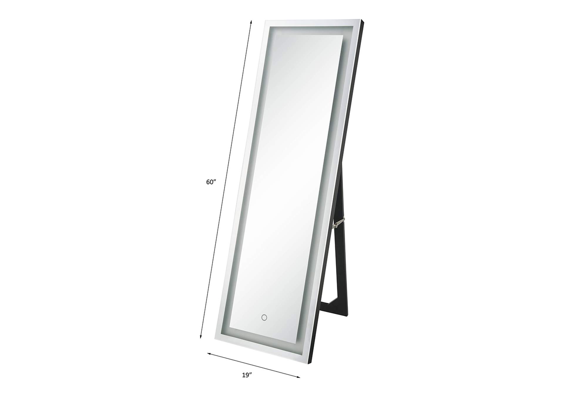 Dominic Floor Mirror with Led image 8