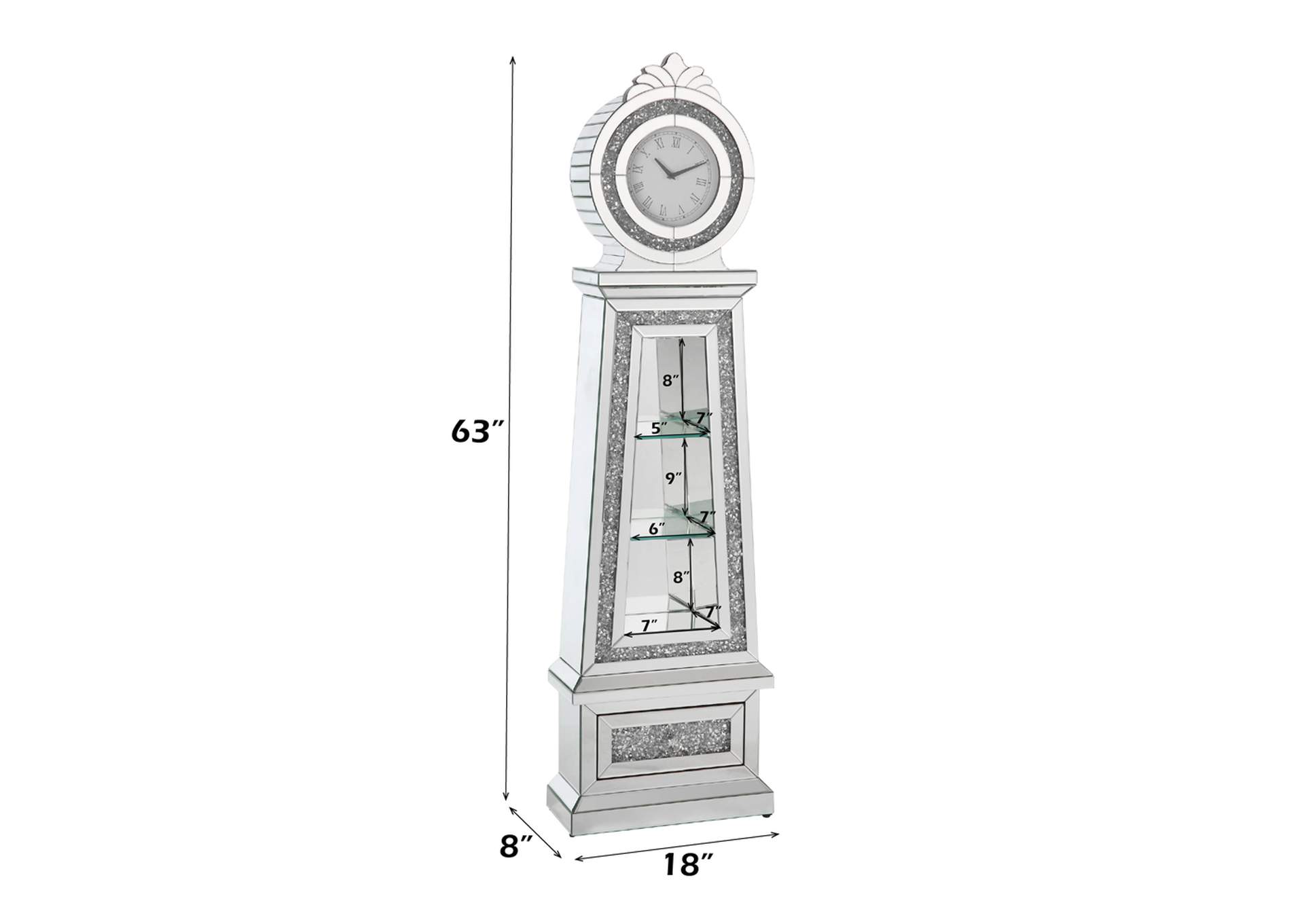 Noralie Grandfather Clock with Led image 3