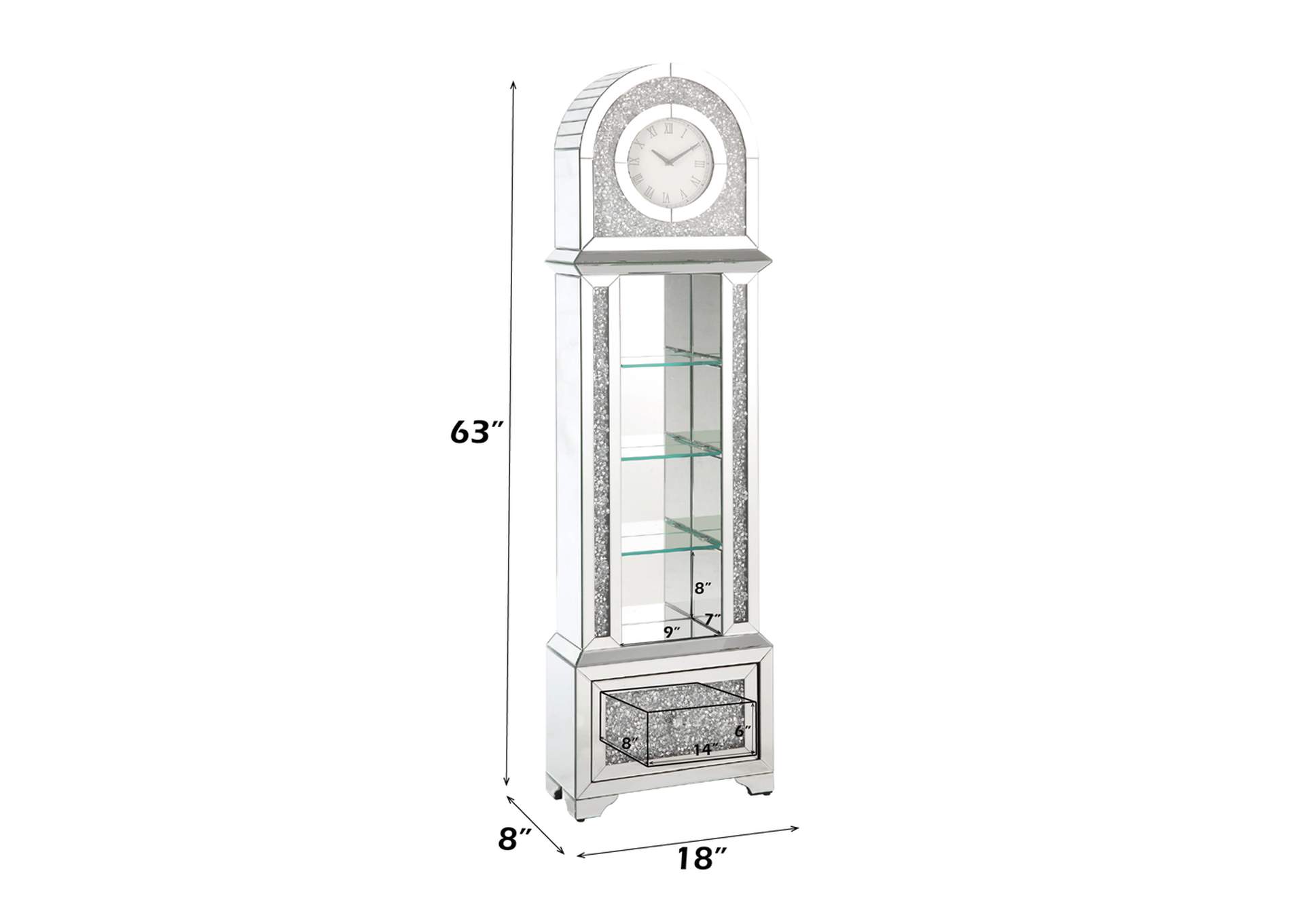Noralie Grandfather Clock with Led image 3