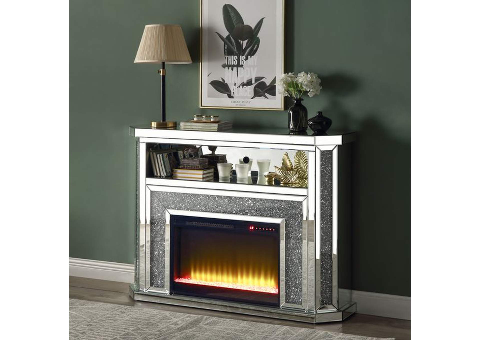 Noralie Fireplace with Led image 1