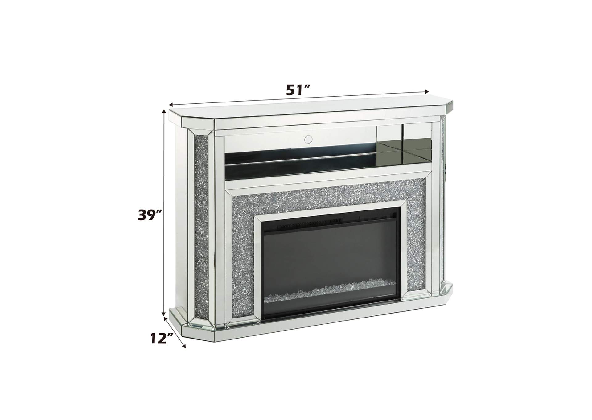 Noralie Fireplace with Led image 13