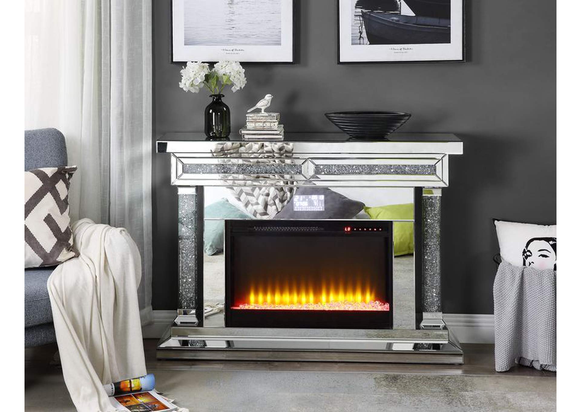 Noralie Fireplace with Bluetooth image 1