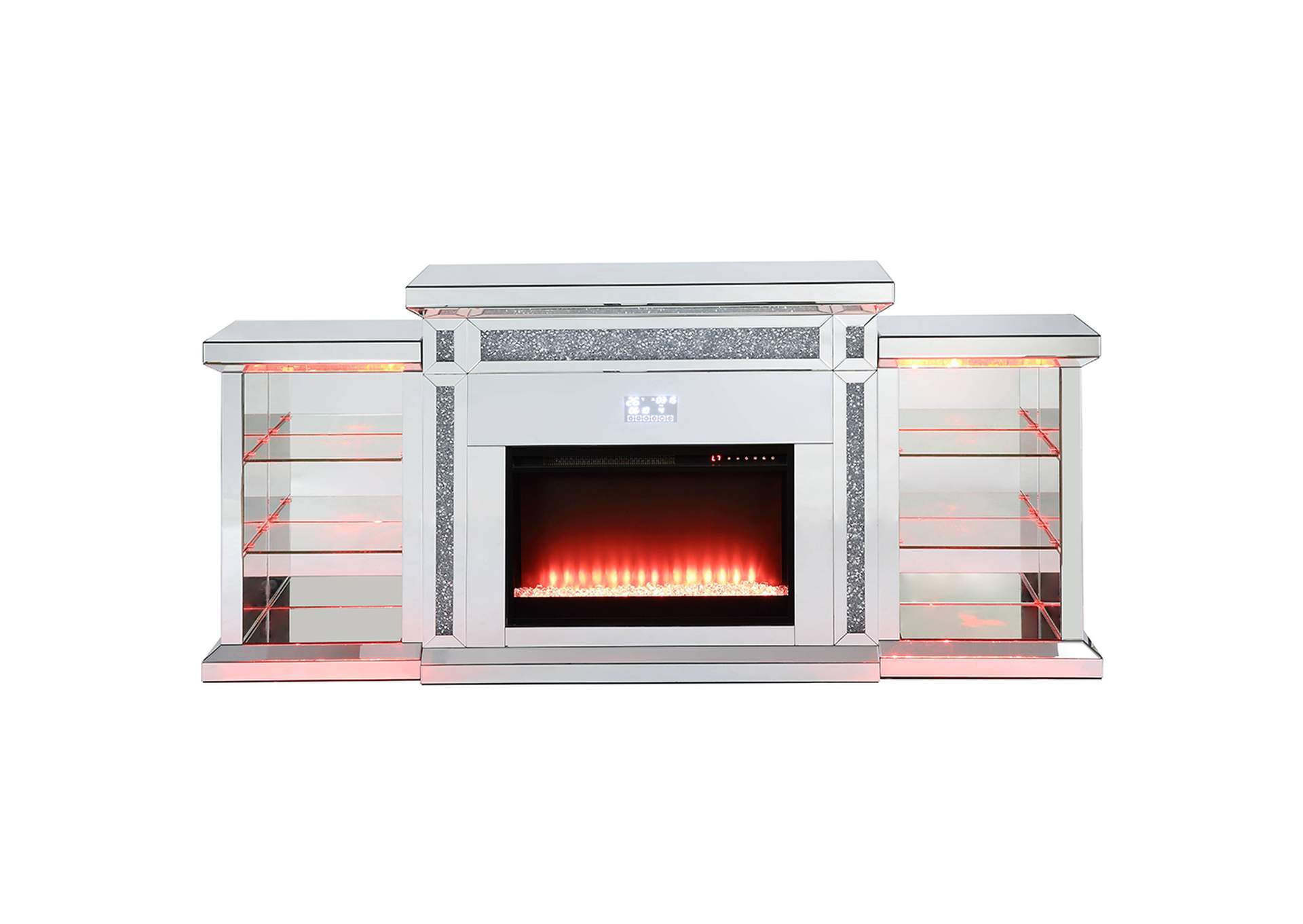 Noralie Fireplace with Led and Bluetooth