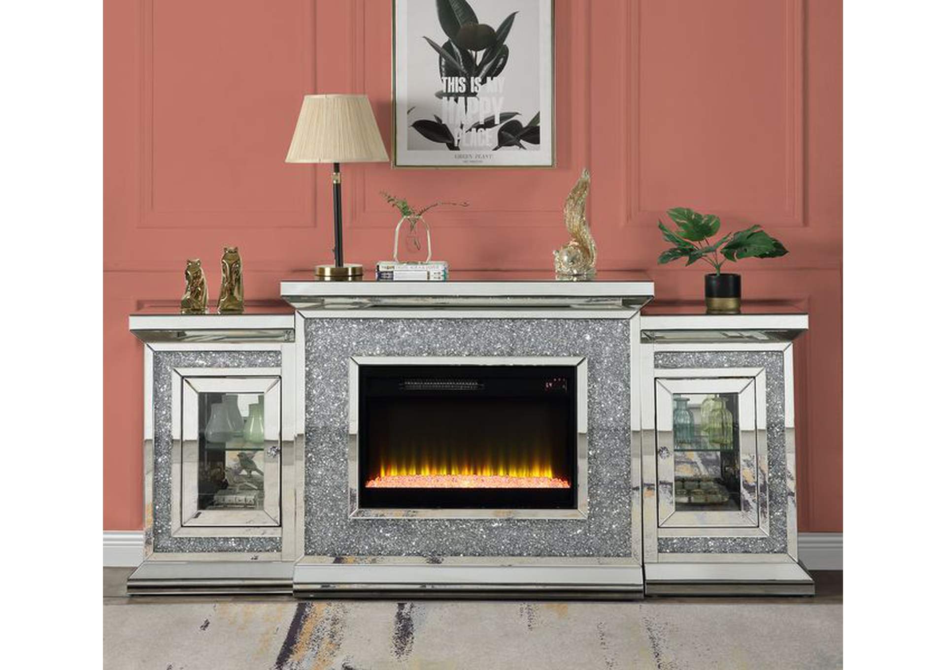 Noralie Fireplace with Led image 1