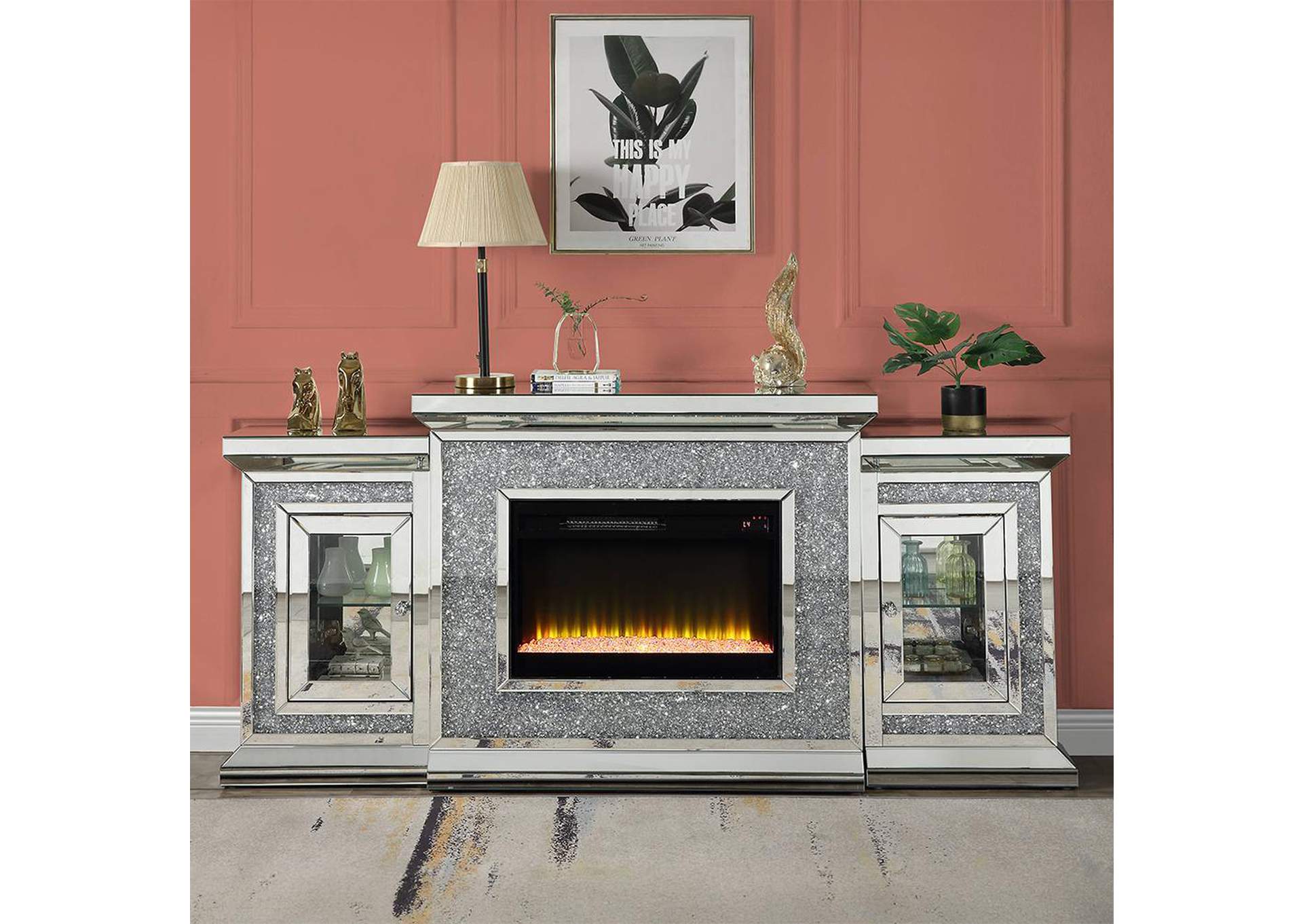 Noralie Fireplace with Led image 1