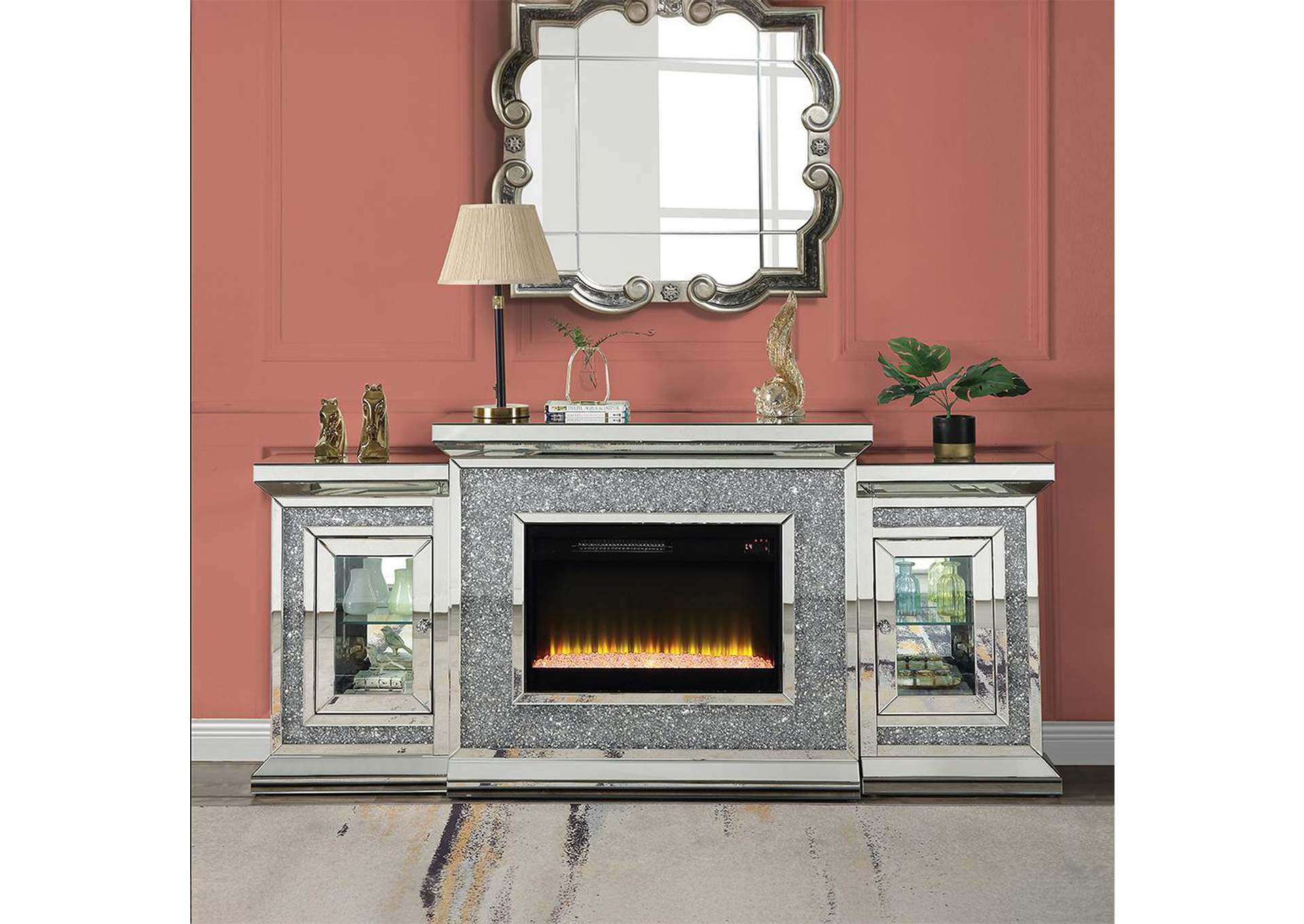 Noralie Fireplace with Led image 13