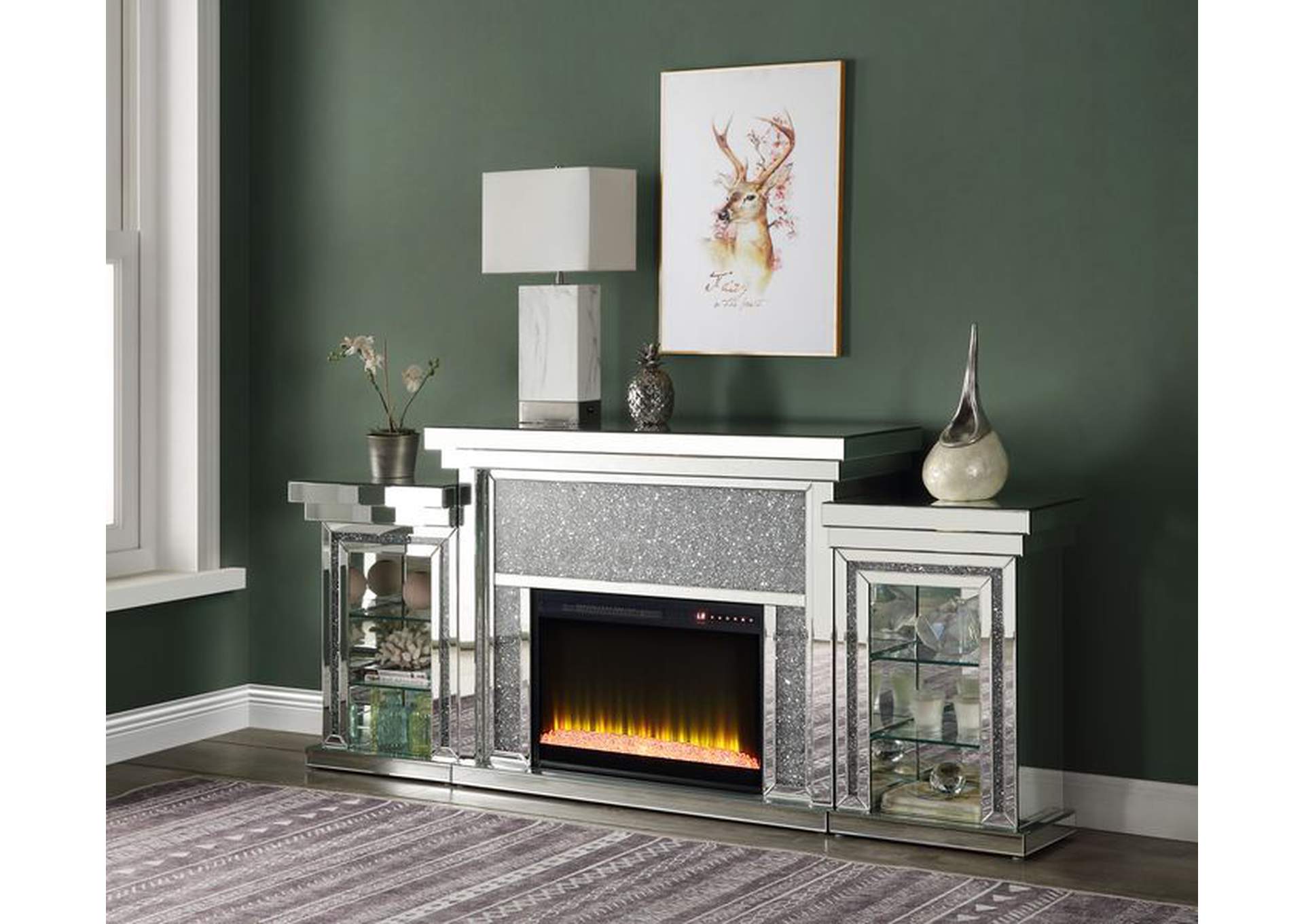 Noralie Fireplace with Led image 1