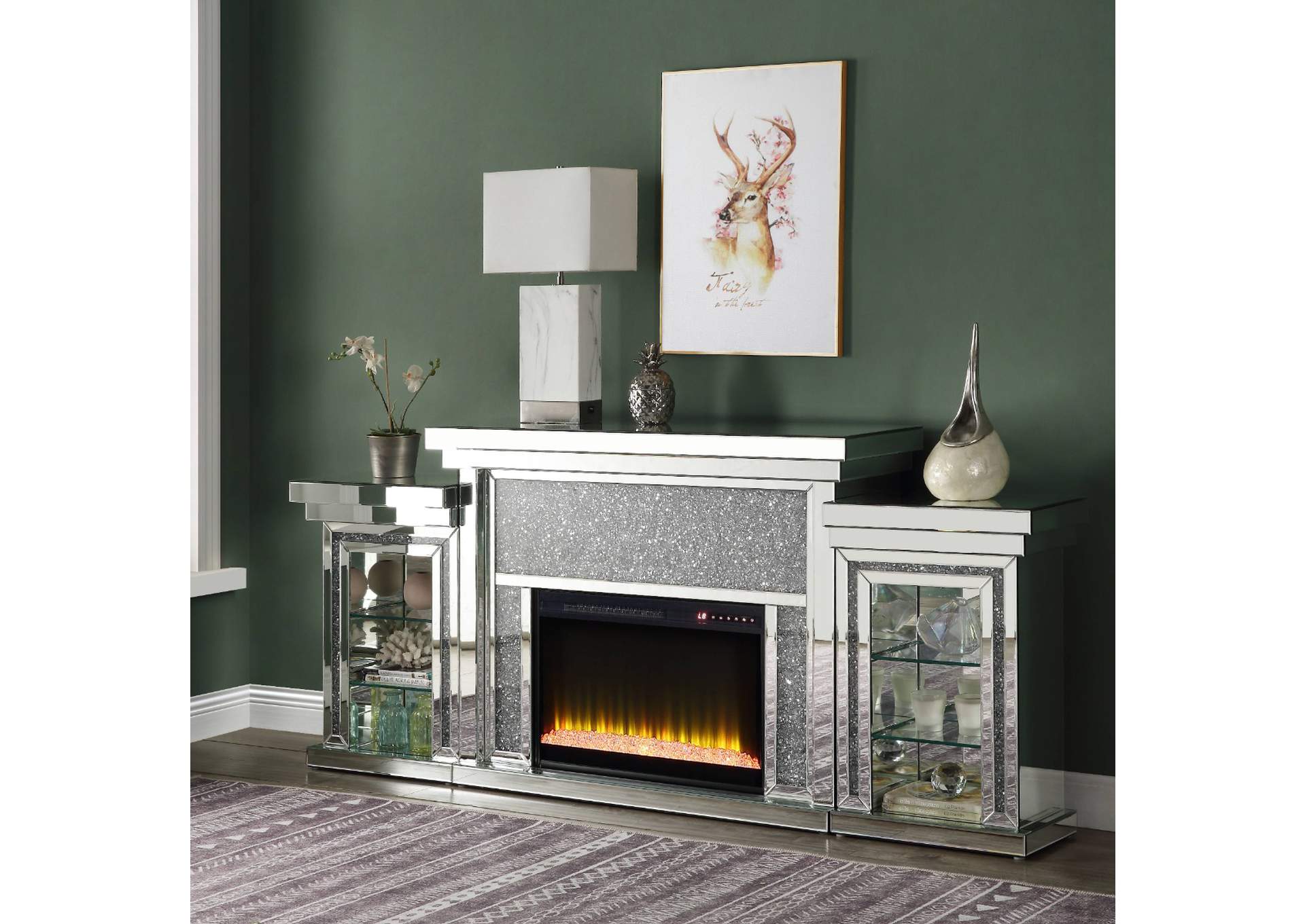 Noralie Fireplace with Led image 1