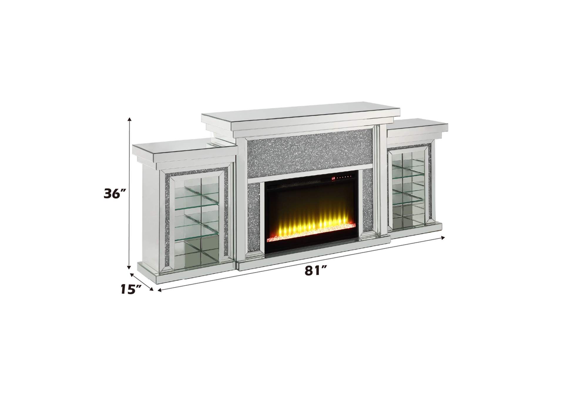 Noralie Fireplace with Led image 3