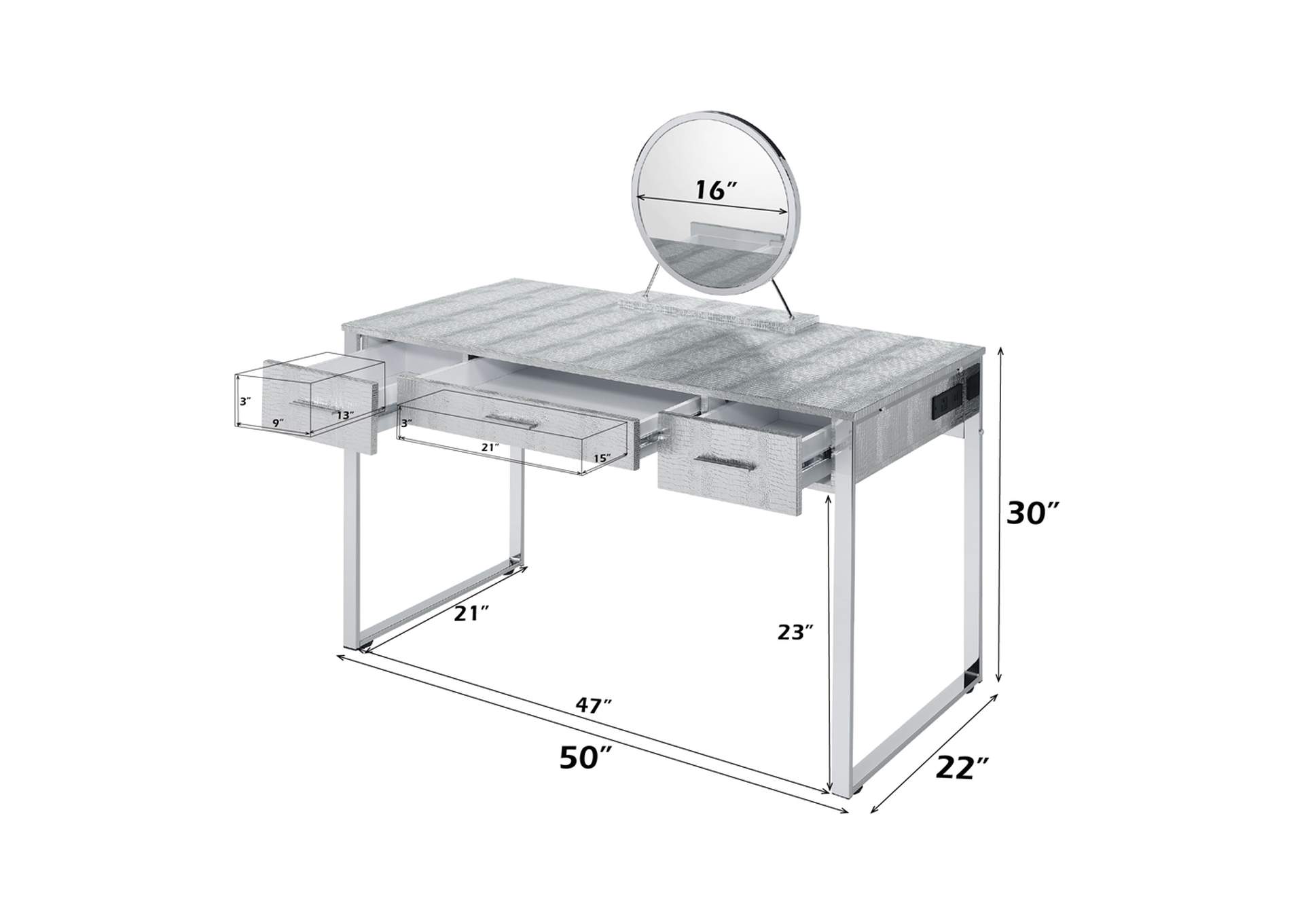 Myles Vanity Set with USB image 8