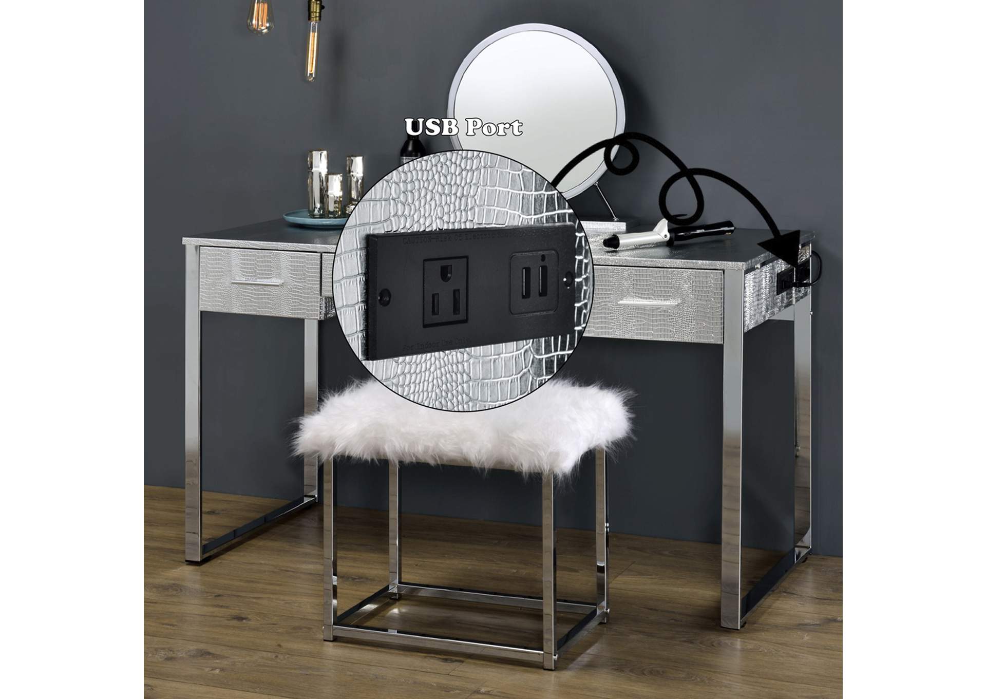 Myles Vanity Set with USB image 9