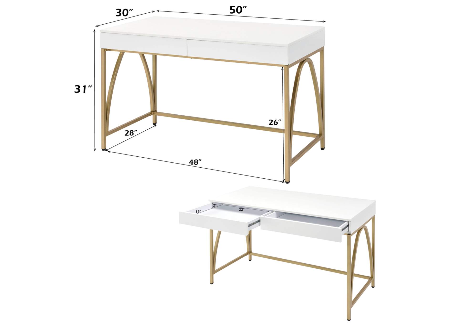 Lightmane Vanity Desk - Same 92660 image 8