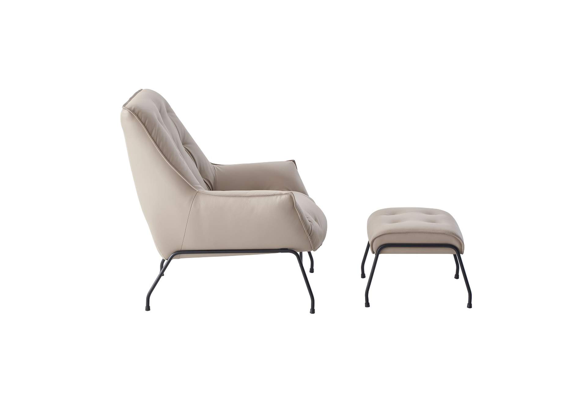 Zusa Accent Chair and Ottoman image 5