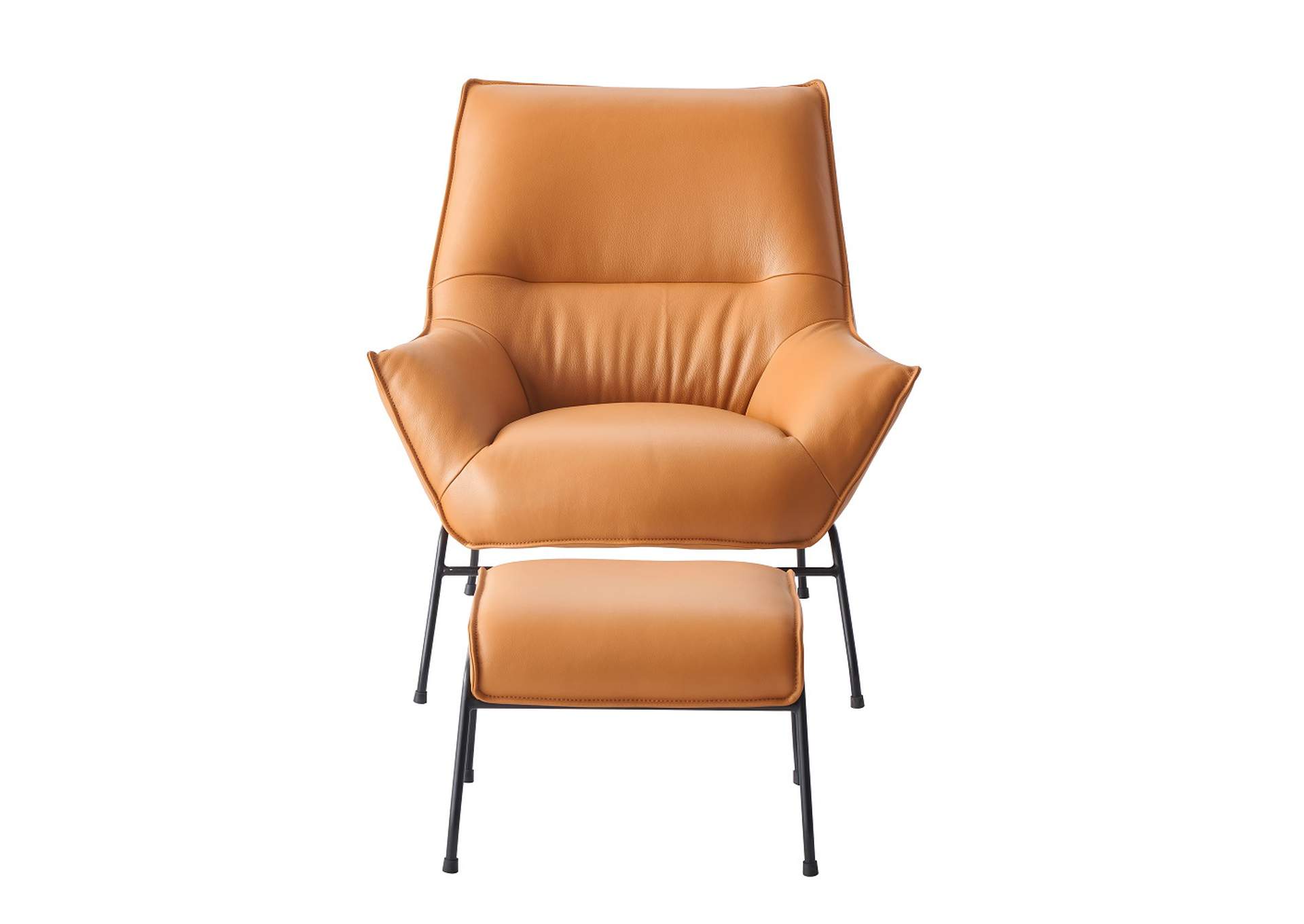 Jabel Accent Chair and Ottoman image 4
