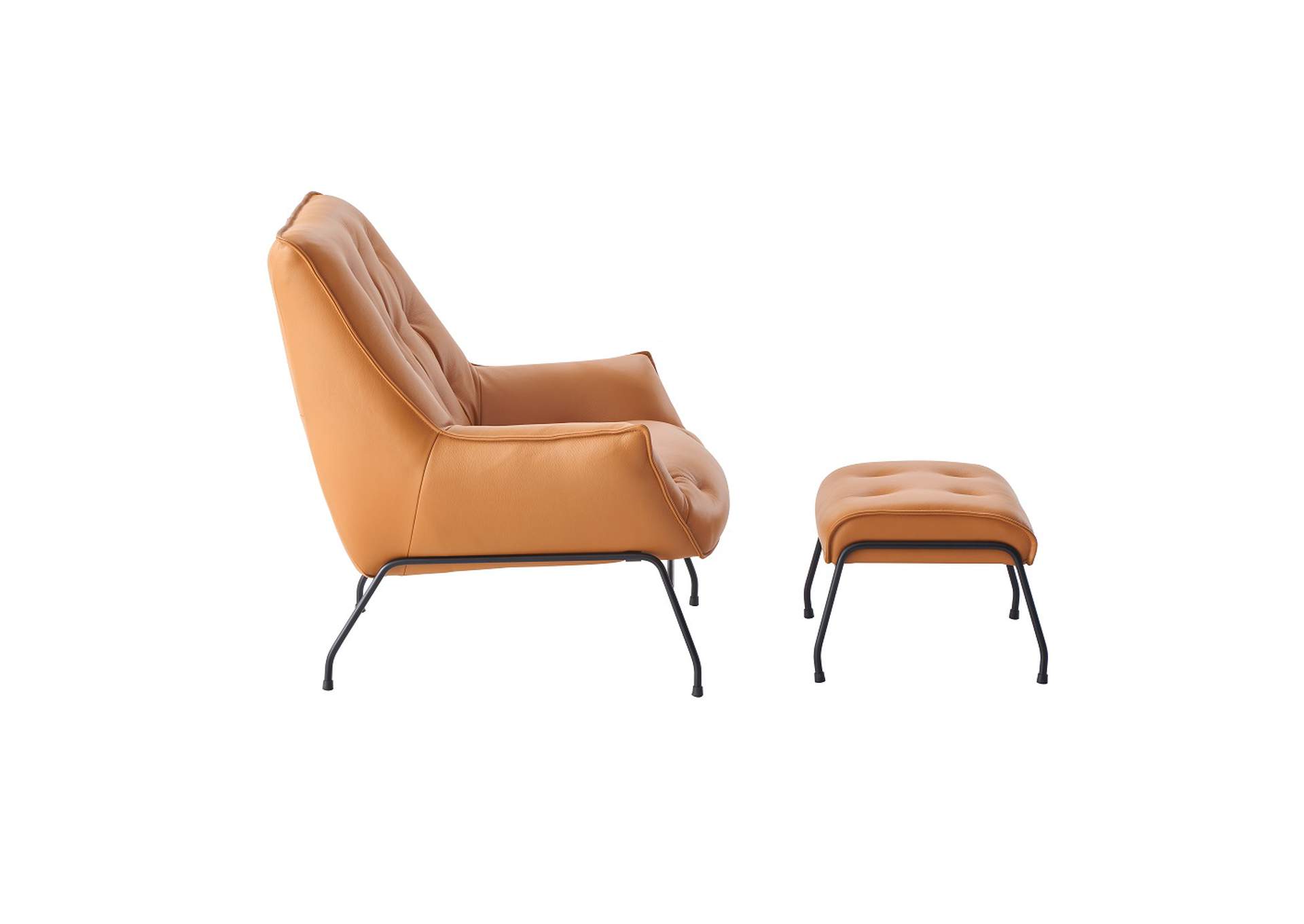 Jabel Accent Chair and Ottoman image 5
