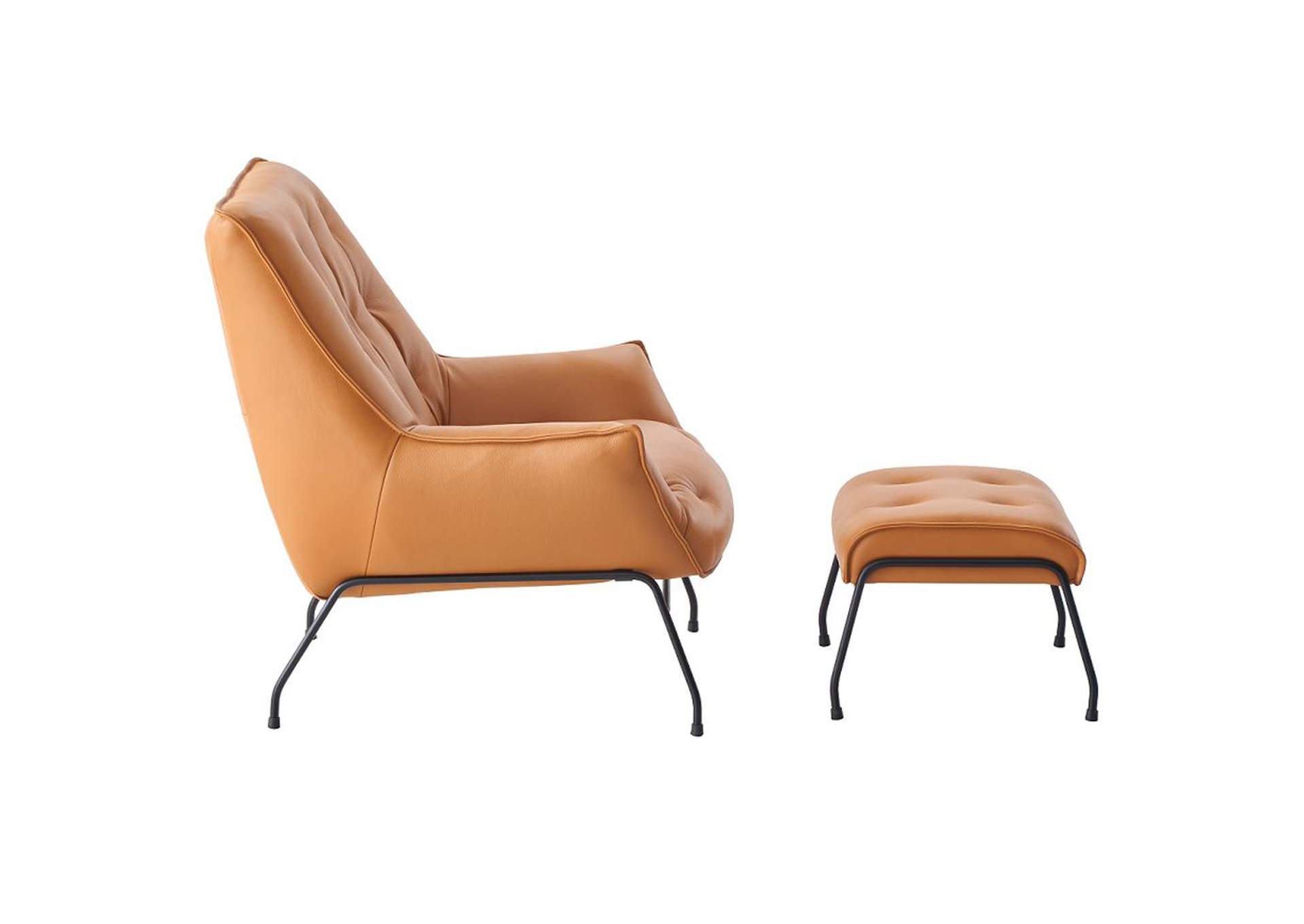 Jabel Accent Chair and Ottoman image 5