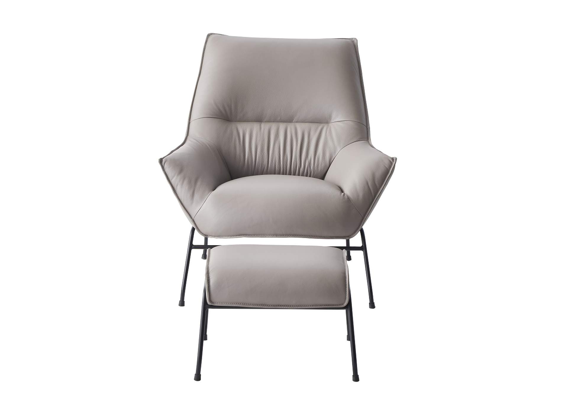 Jabel Accent Chair and Ottoman image 4