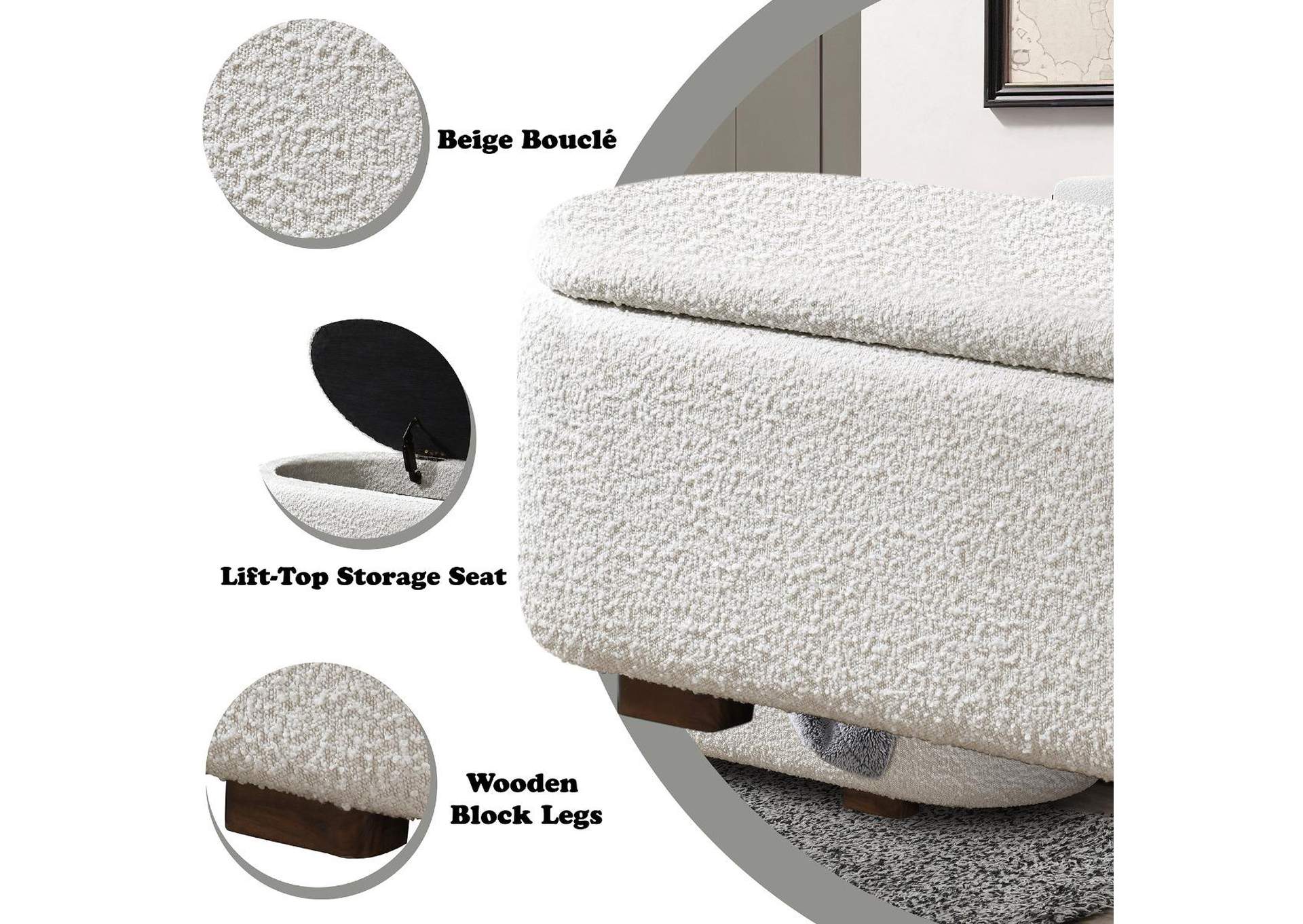 Sandro Bench with Storage image 8