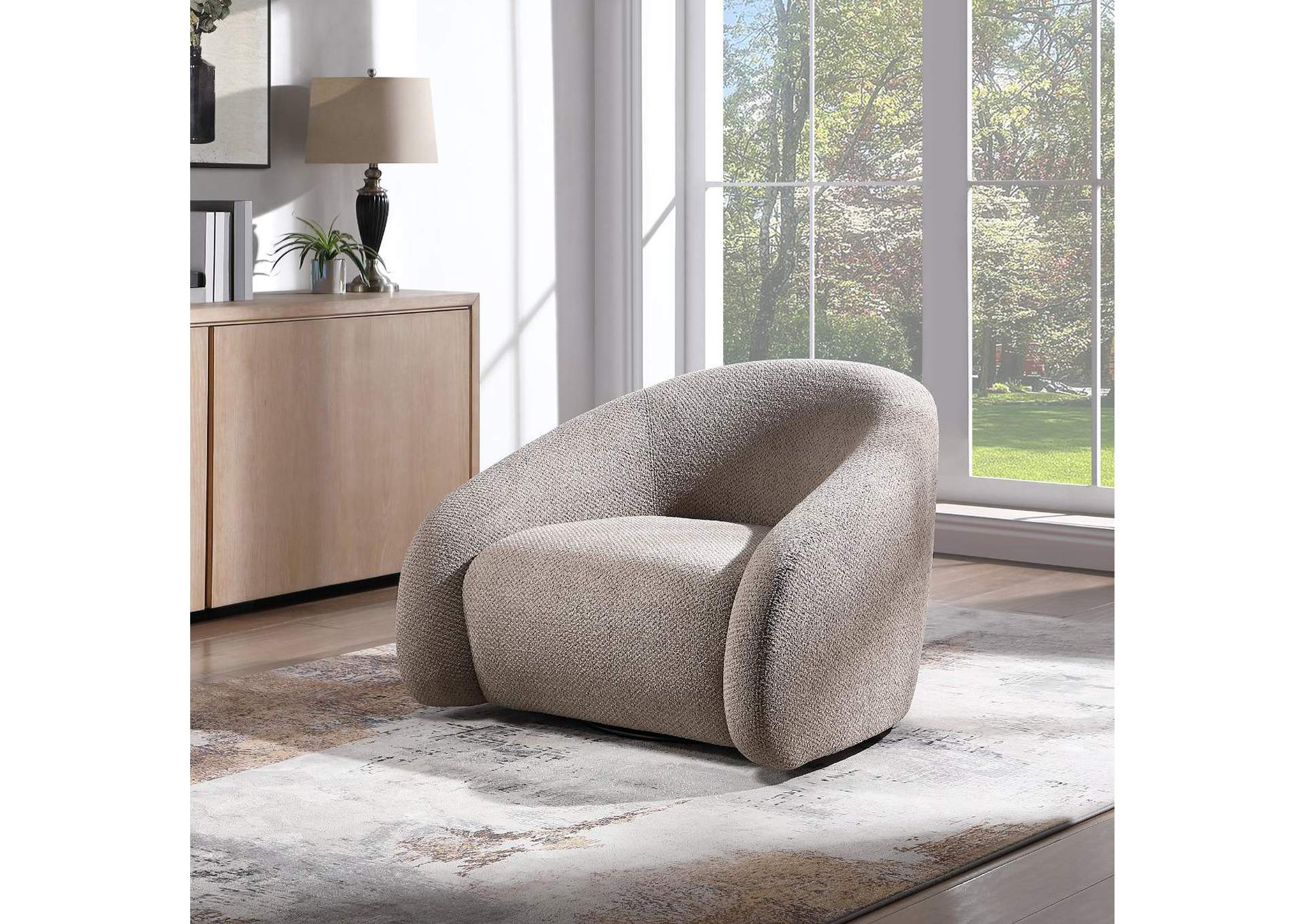 Zoey Accent Chair with Swivel image 1