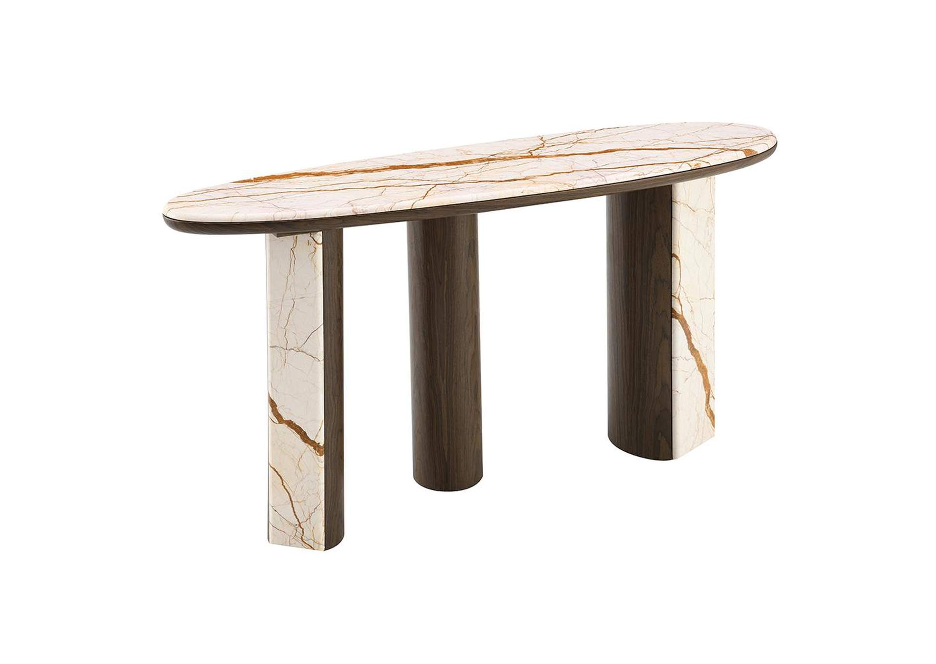 Haidar Console Table with Marble Top image 3