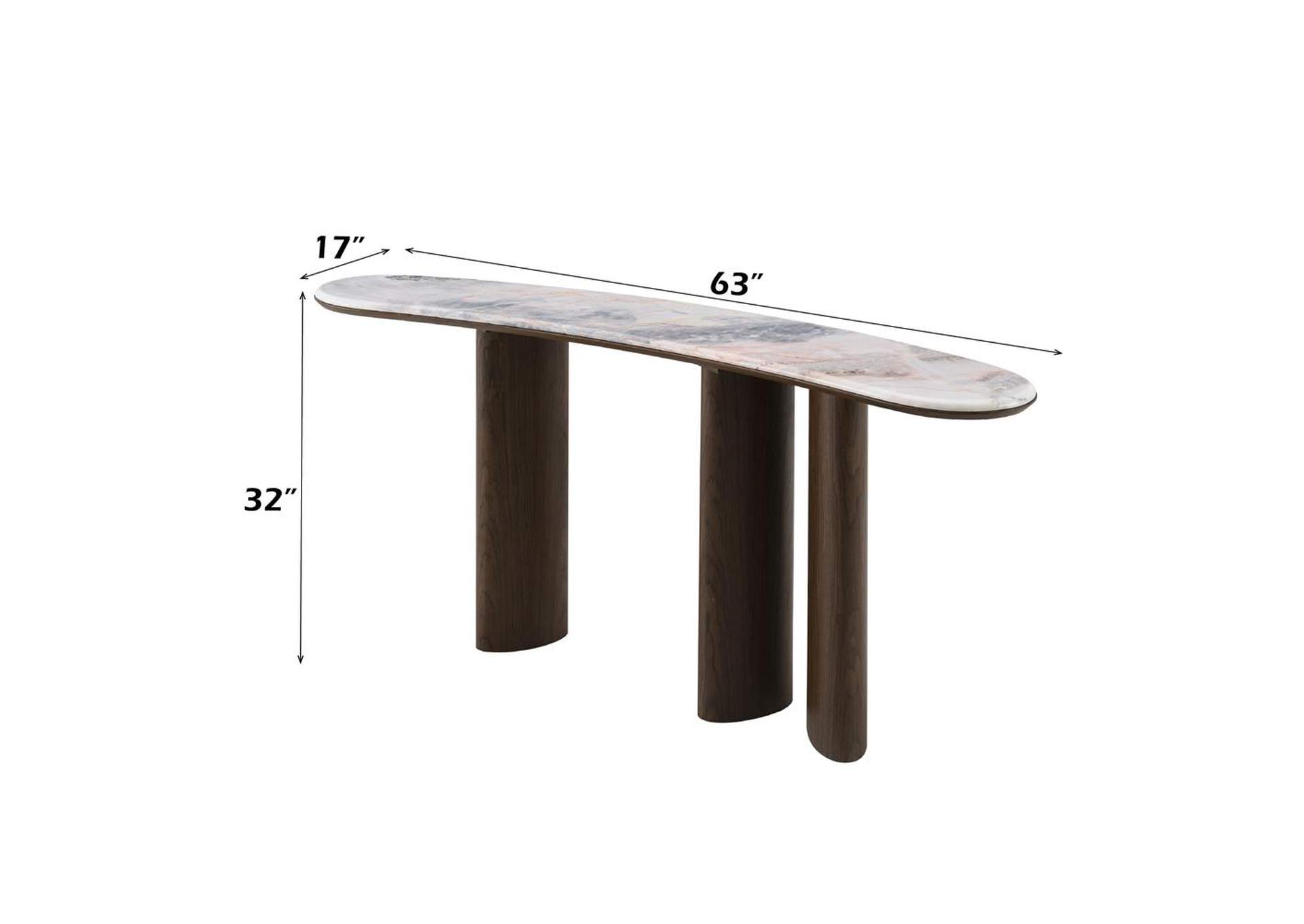 Hanale Console Table with Natural Marble image 6
