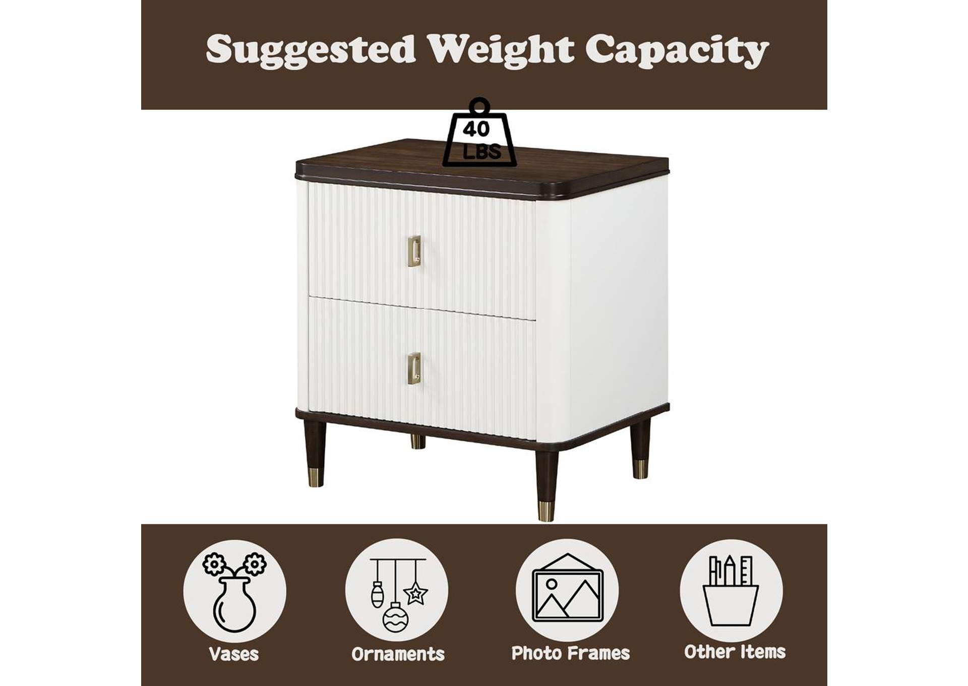 Carena Nightstand with USB image 12