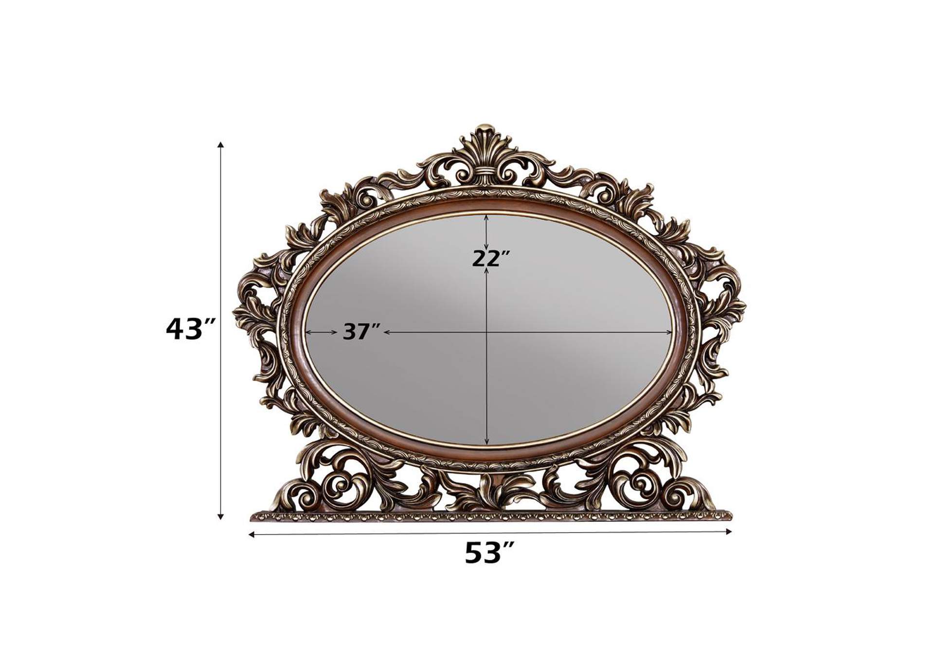 Devany Oval Mirror image 8