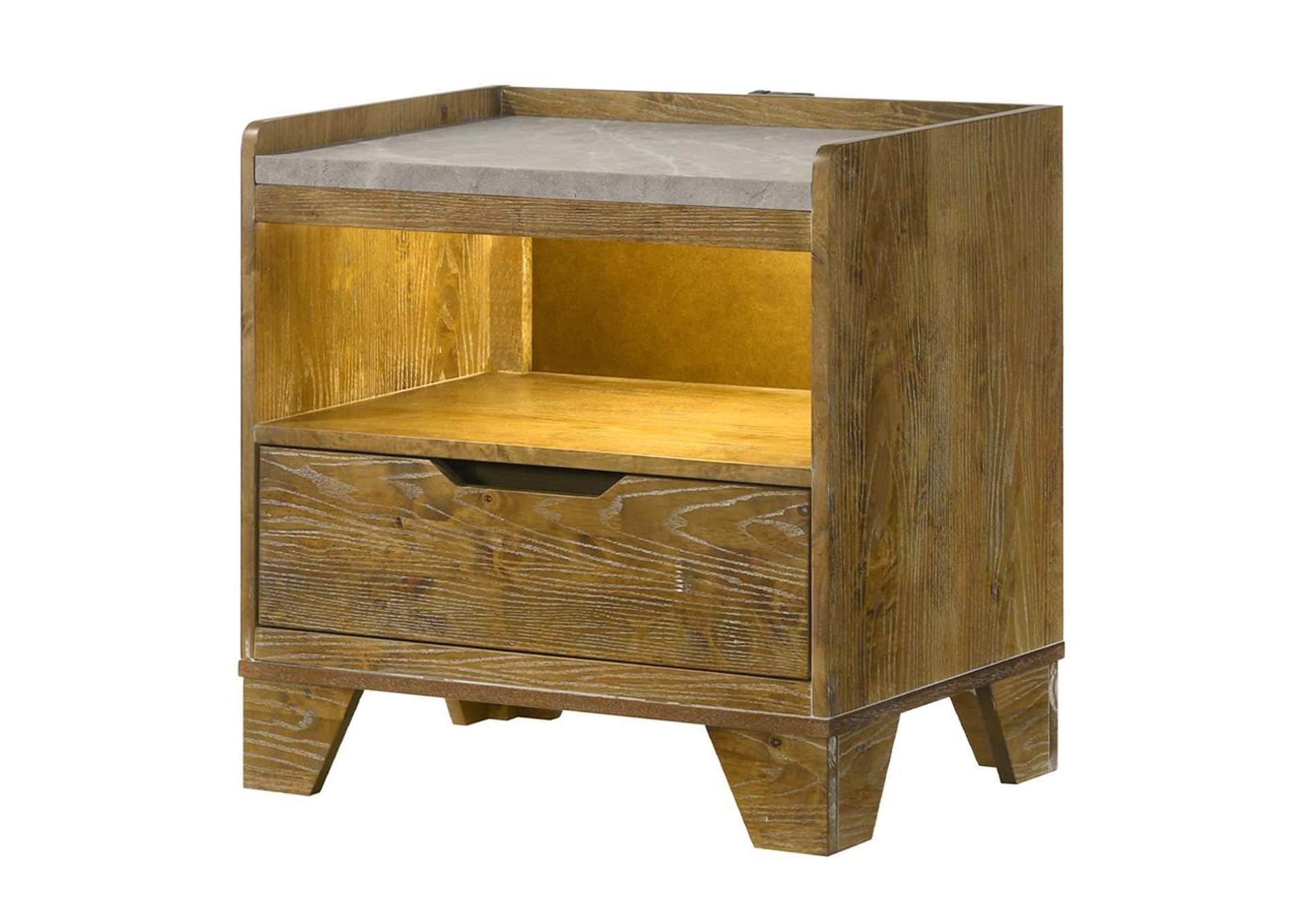 Garcia Nightstand with Led image 3