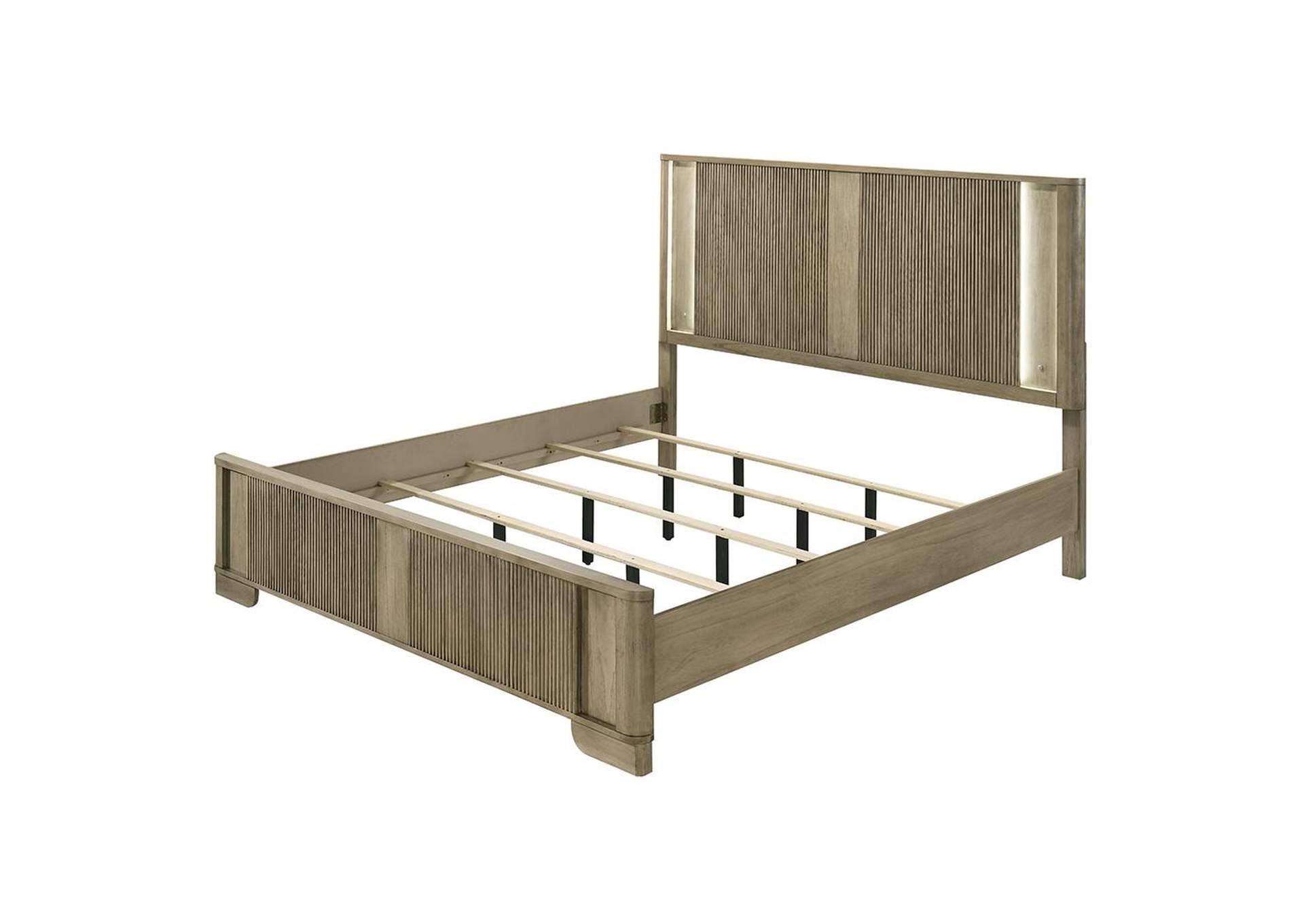 Lakkari Eastern King Bed with Led image 3