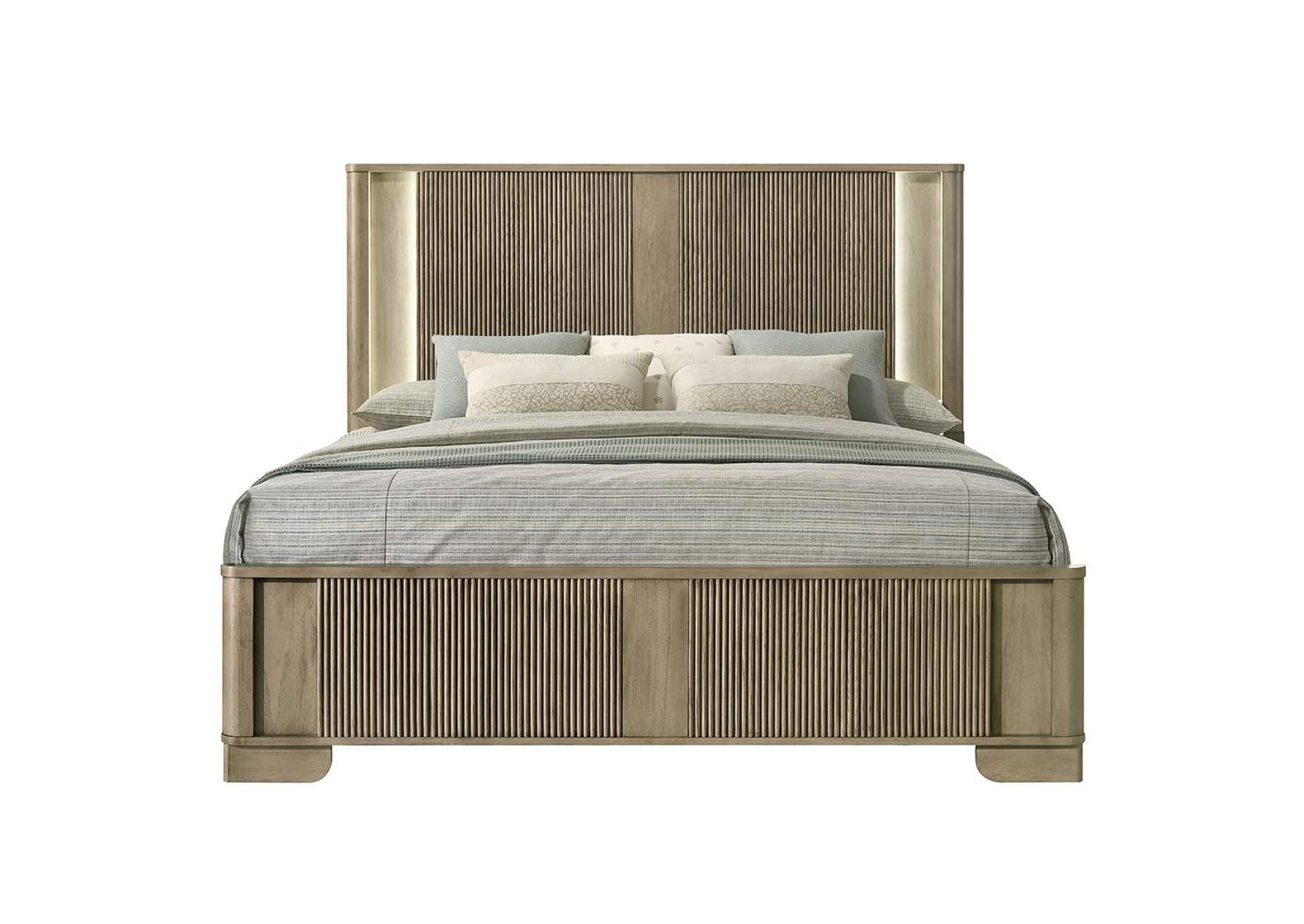 Lakkari Queen Bed with Led image 7