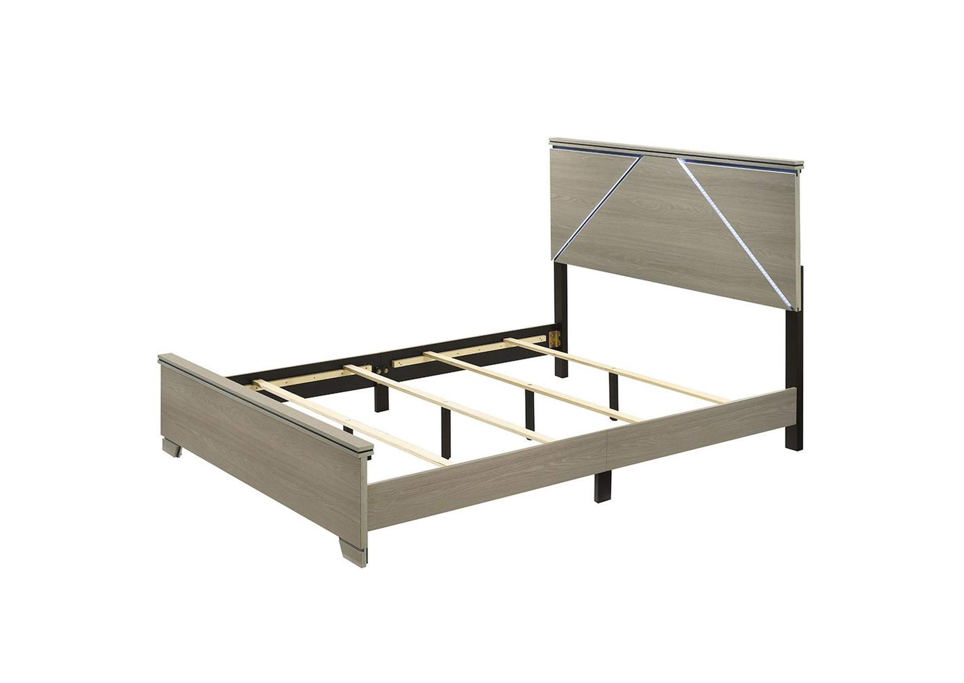 Joanna Queen Bed with Led image 3