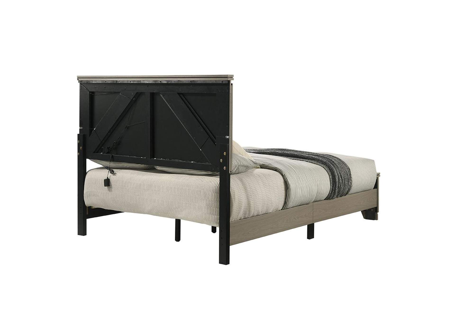 Joanna Queen Bed with Led image 6