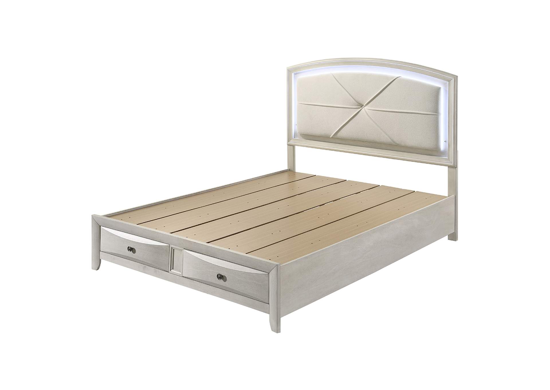 Ramondi Ek Bed with Storage and Led image 3