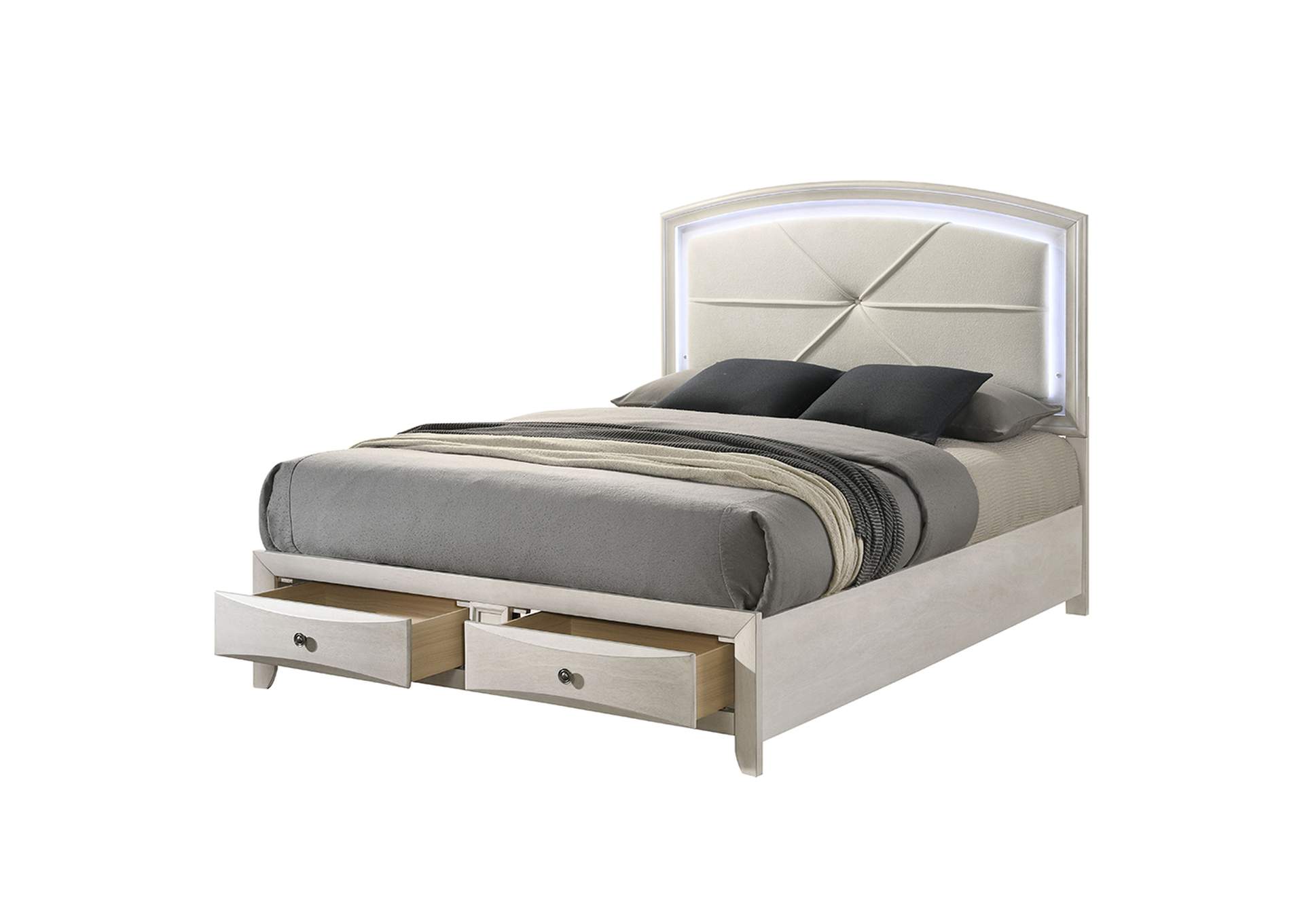 Ramondi Ek Bed with Storage and Led image 7