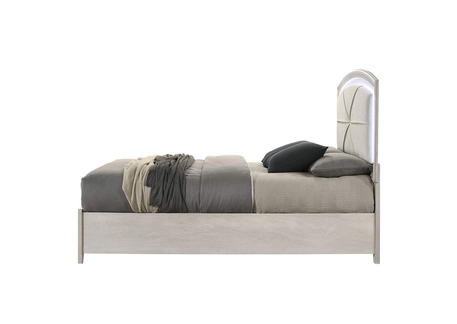 Ramondi Queen Bed with Storage and Led image 5