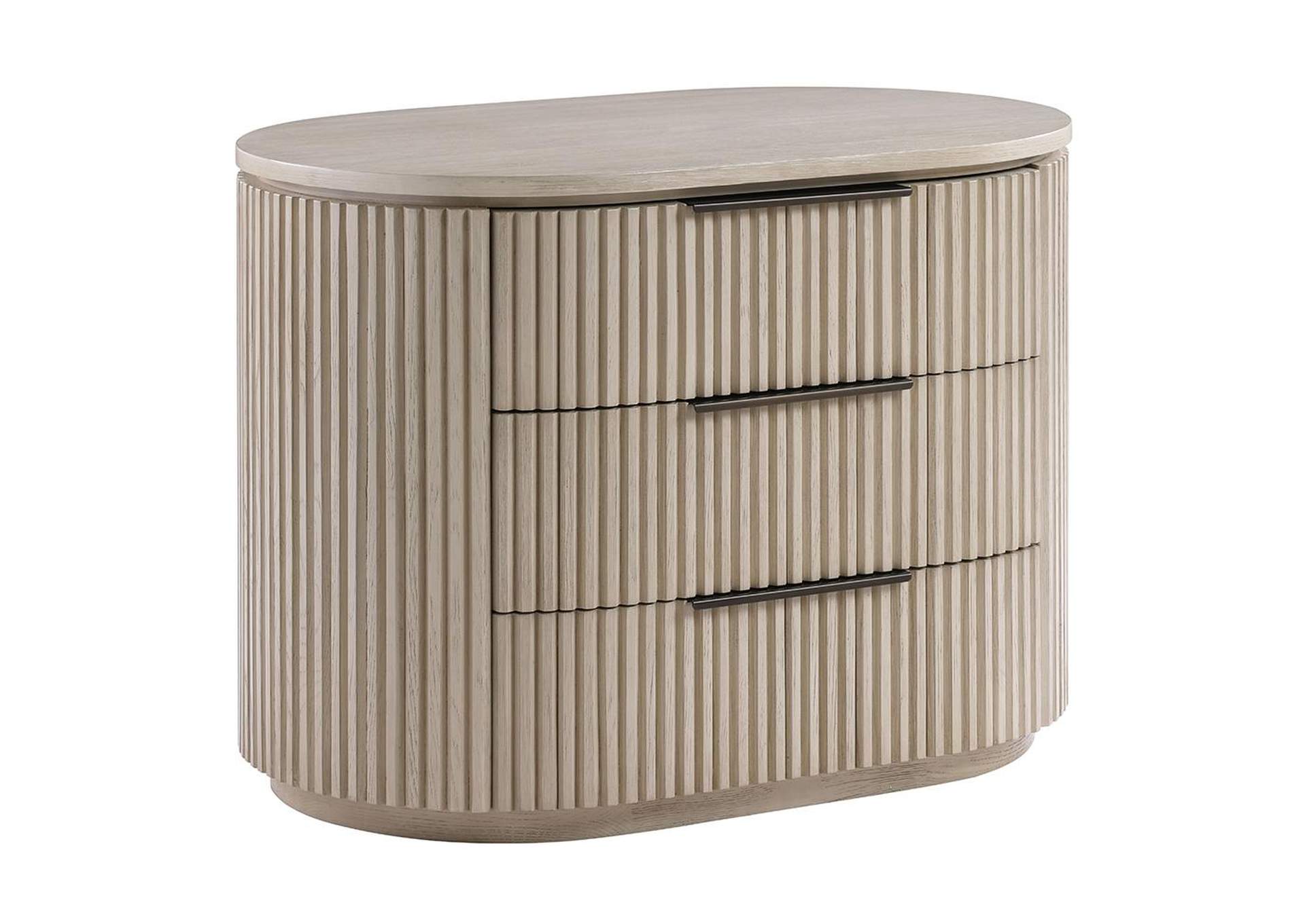 Leanna Nightstand with USB Port image 3