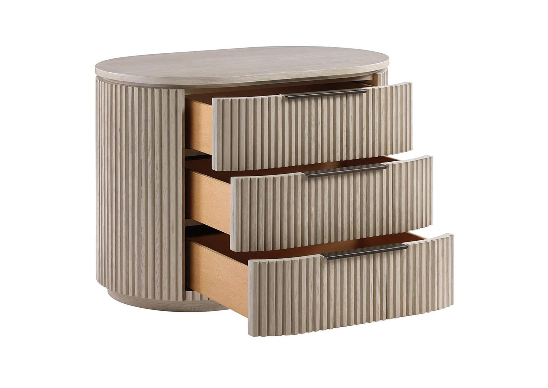 Leanna Nightstand with USB Port image 5