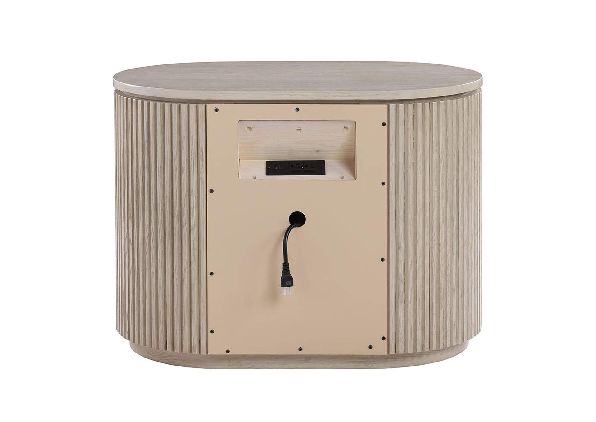 Leanna Nightstand with USB Port image 7