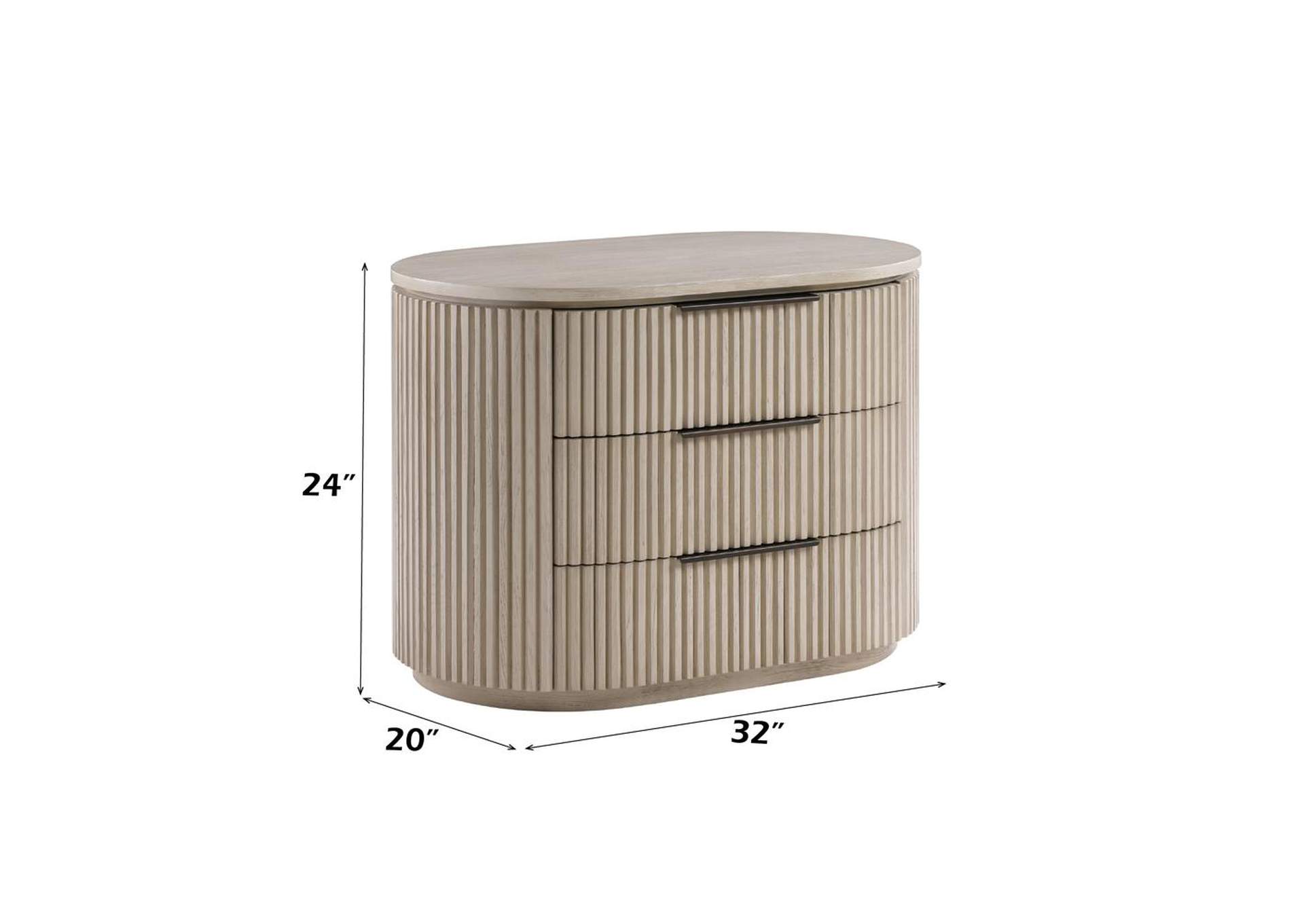 Leanna Nightstand with USB Port image 11