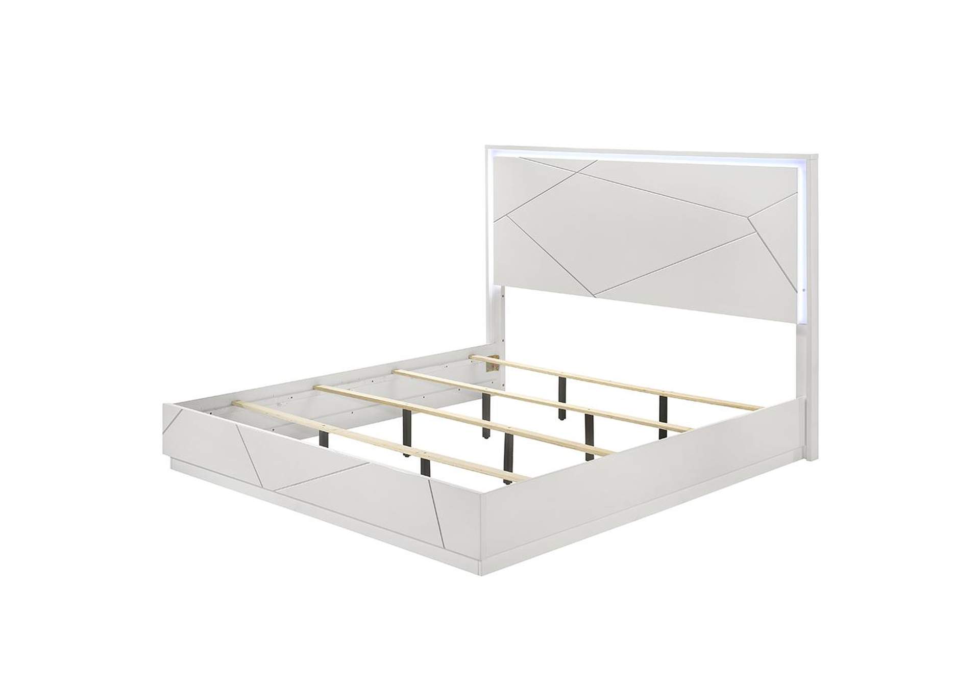 Esther Eastern King Bed with Led image 4