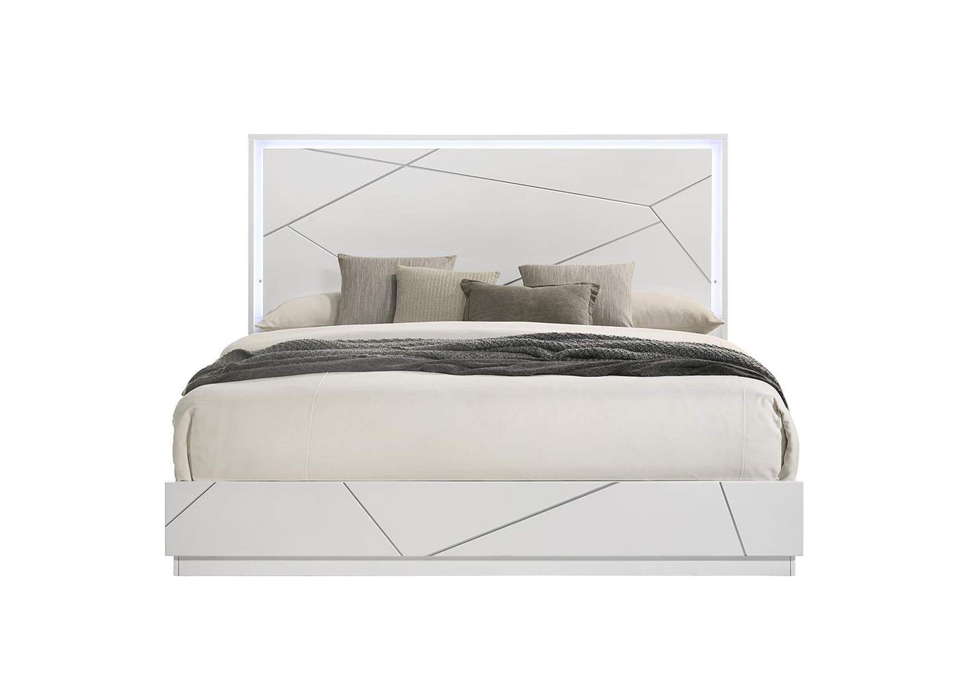 Esther Eastern King Bed with Led image 5