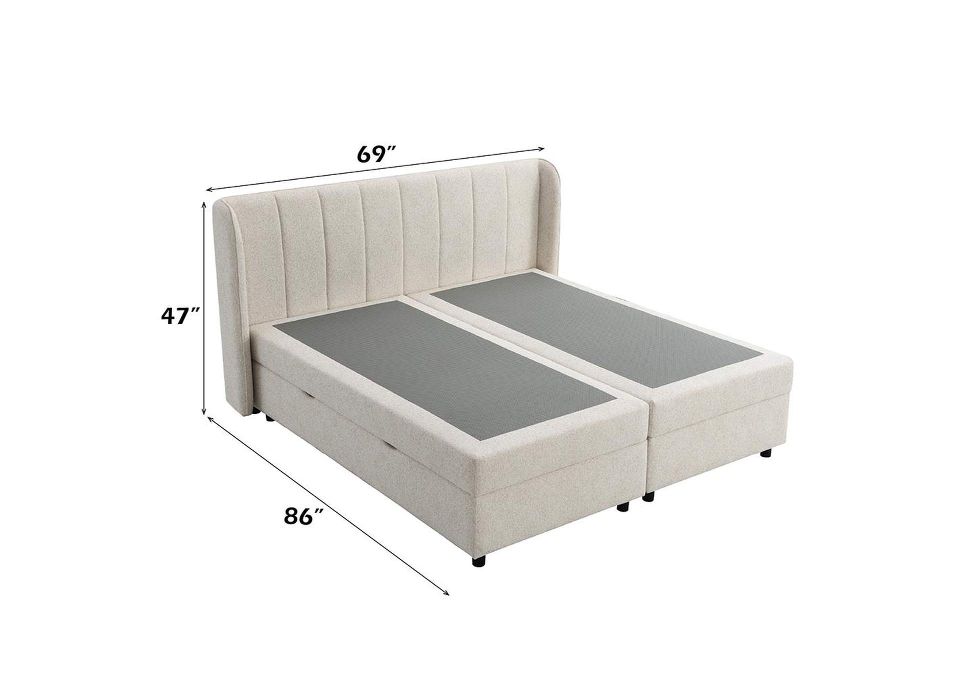 Adonia Queen Bed with Storage image 11