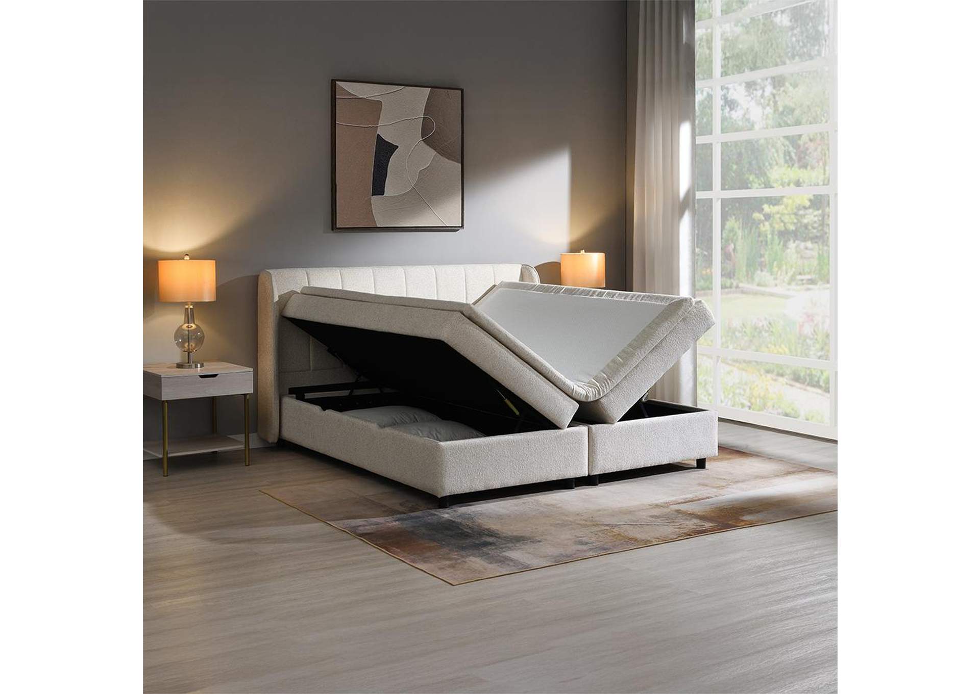 Adonia Queen Bed with Storage image 13