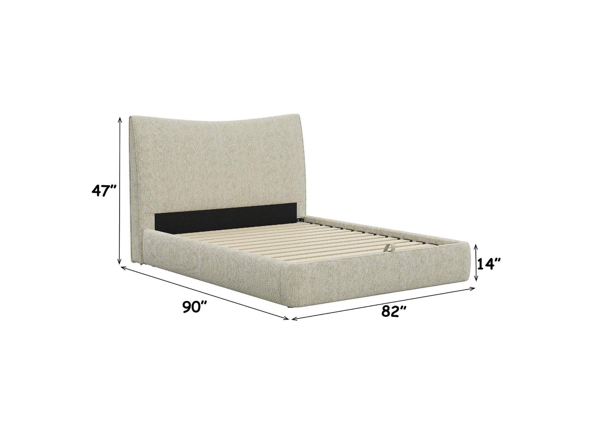 Angulo Eastern King Bed with Storage image 7