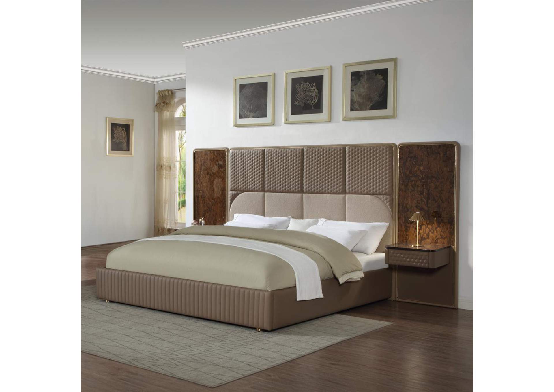 Marcelino Nightstand with Wall Pier - Ek image 3